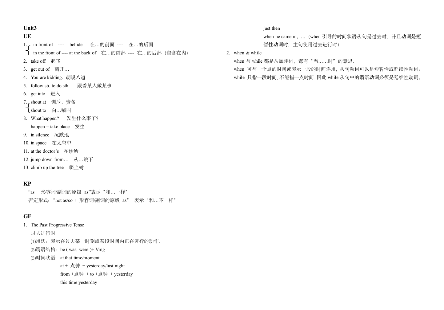 Review of Units 1-5知识点简介.doc第3页