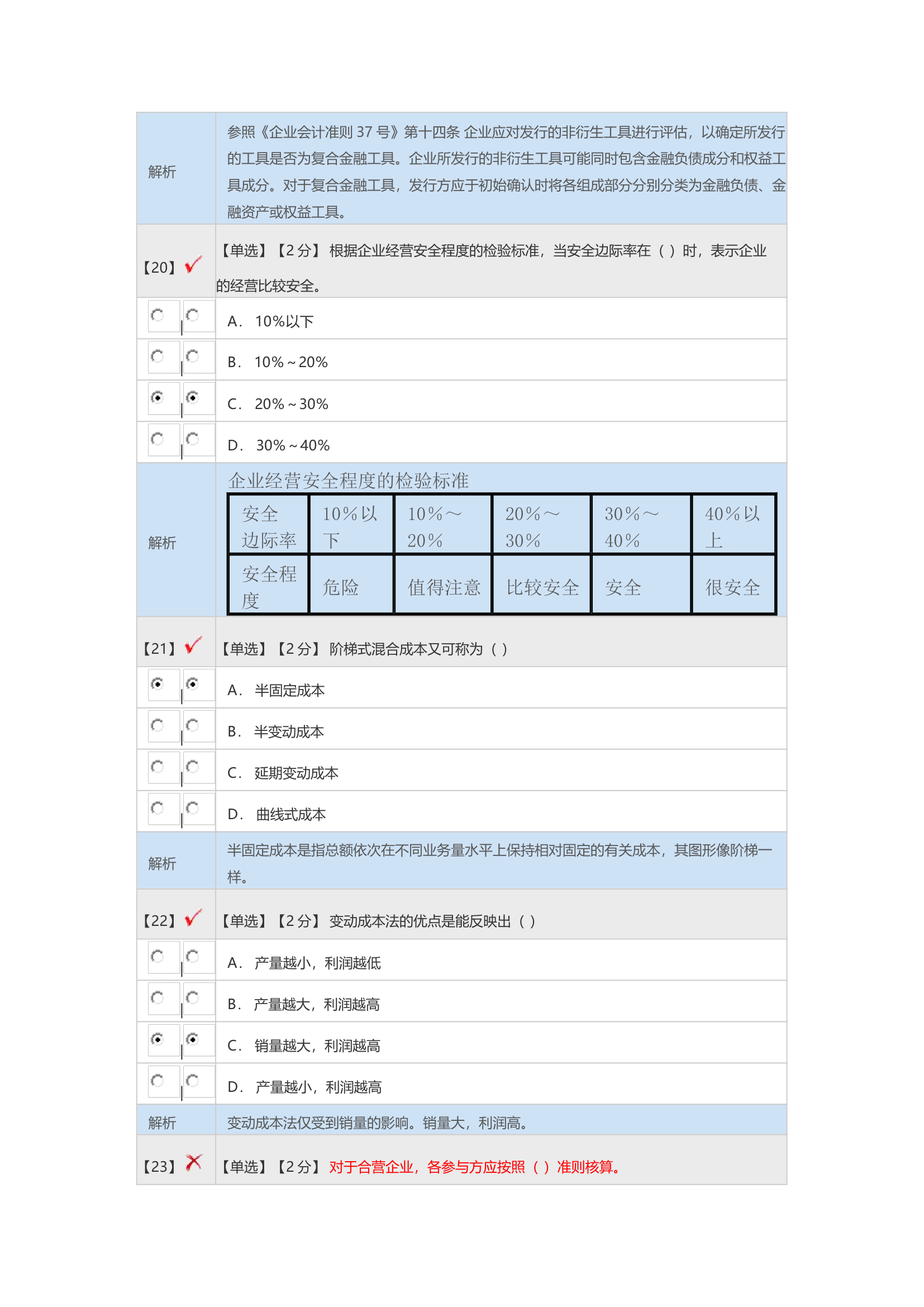 2015年度河北省会计人员继续教育培训课程考试试题及答案第5页