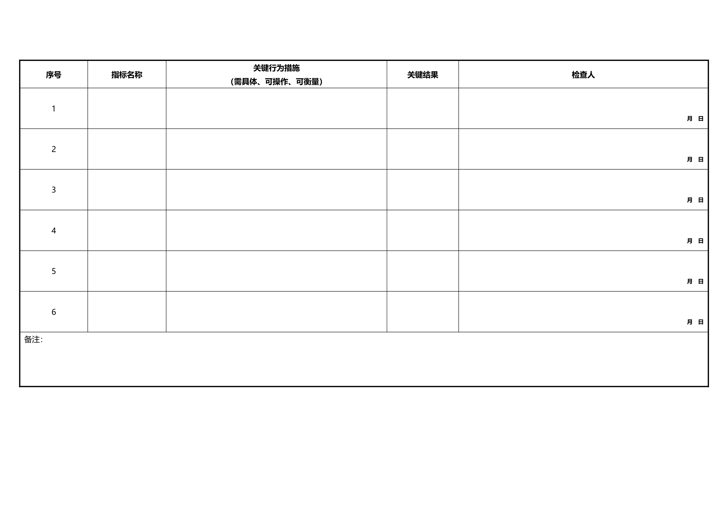 个人计划表(周、月、年计划).docx第2页