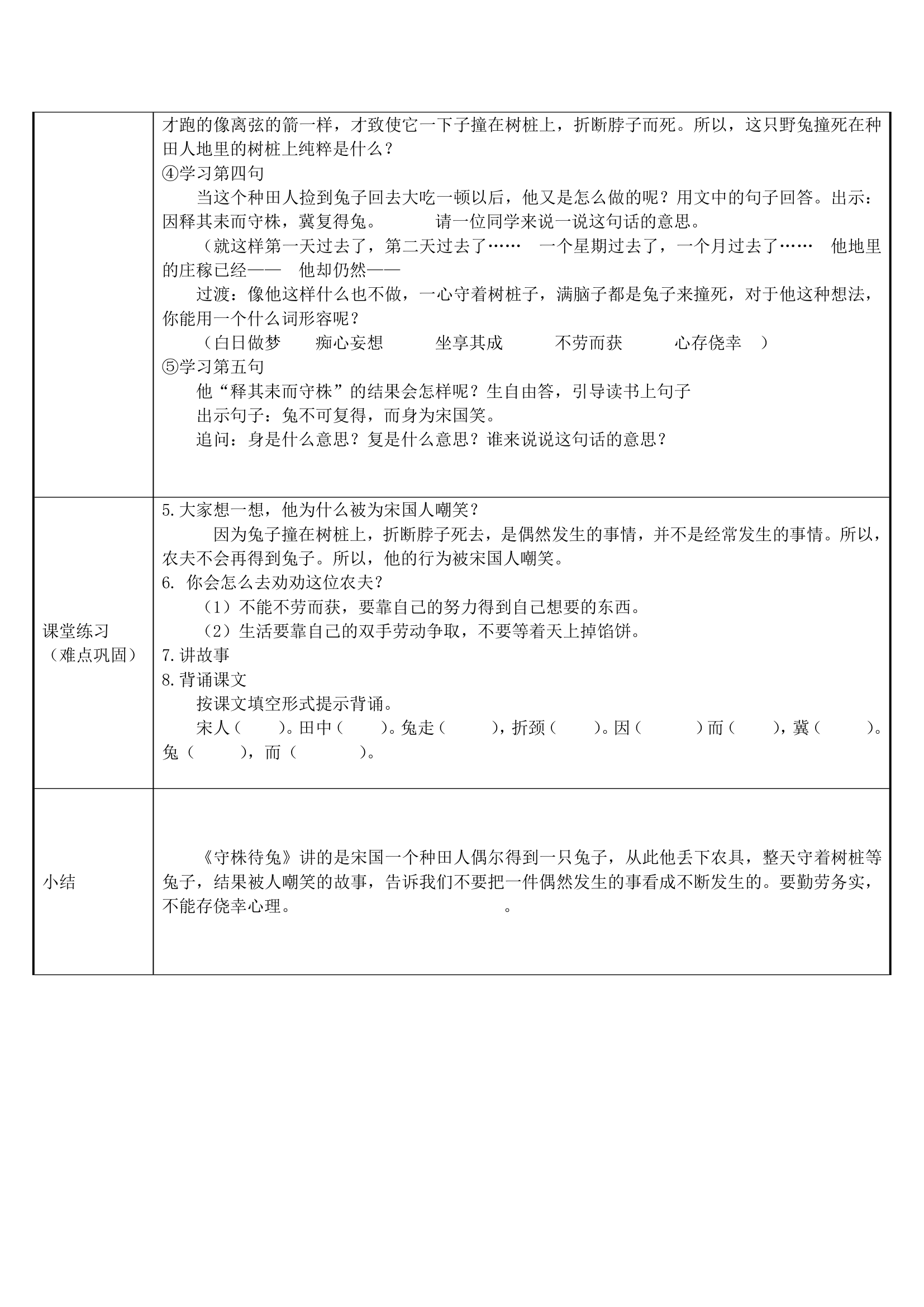 5 守株待兔 教案.doc第2页