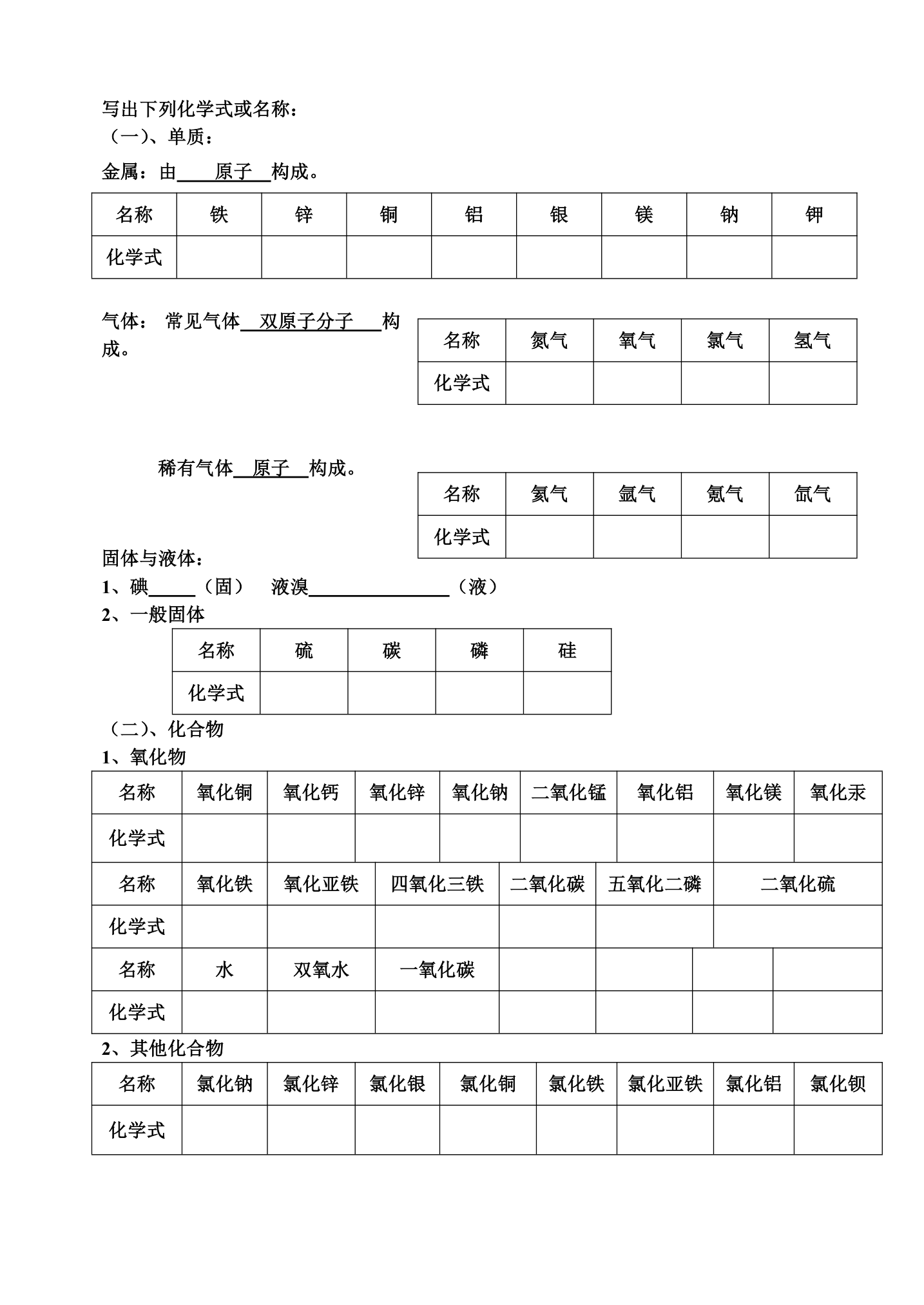 化学式课后练习.doc第1页