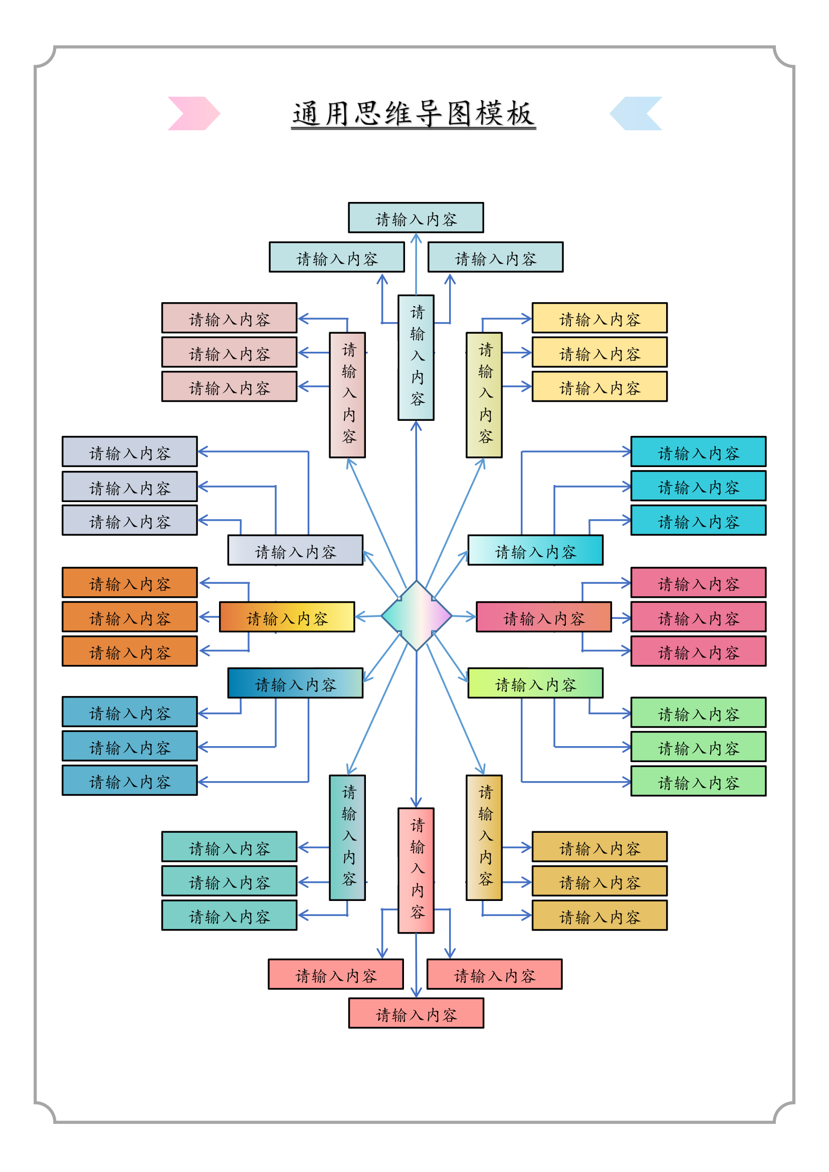 思维导图通用模板.docx第1页