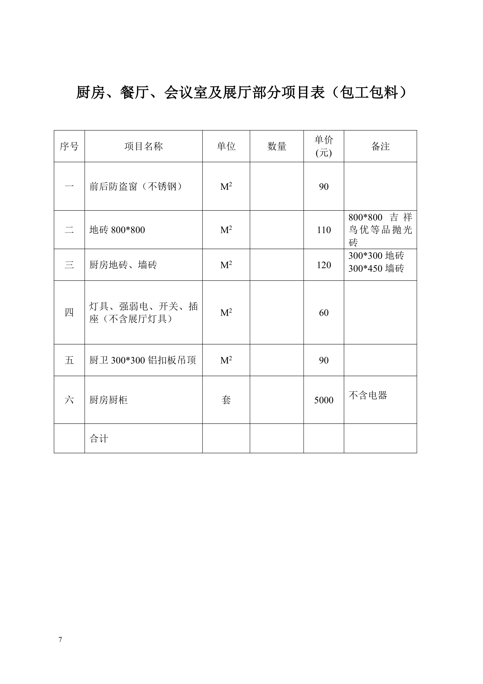 厂房(仓库）办公室装修合同（乙种本）示范文本.doc第7页