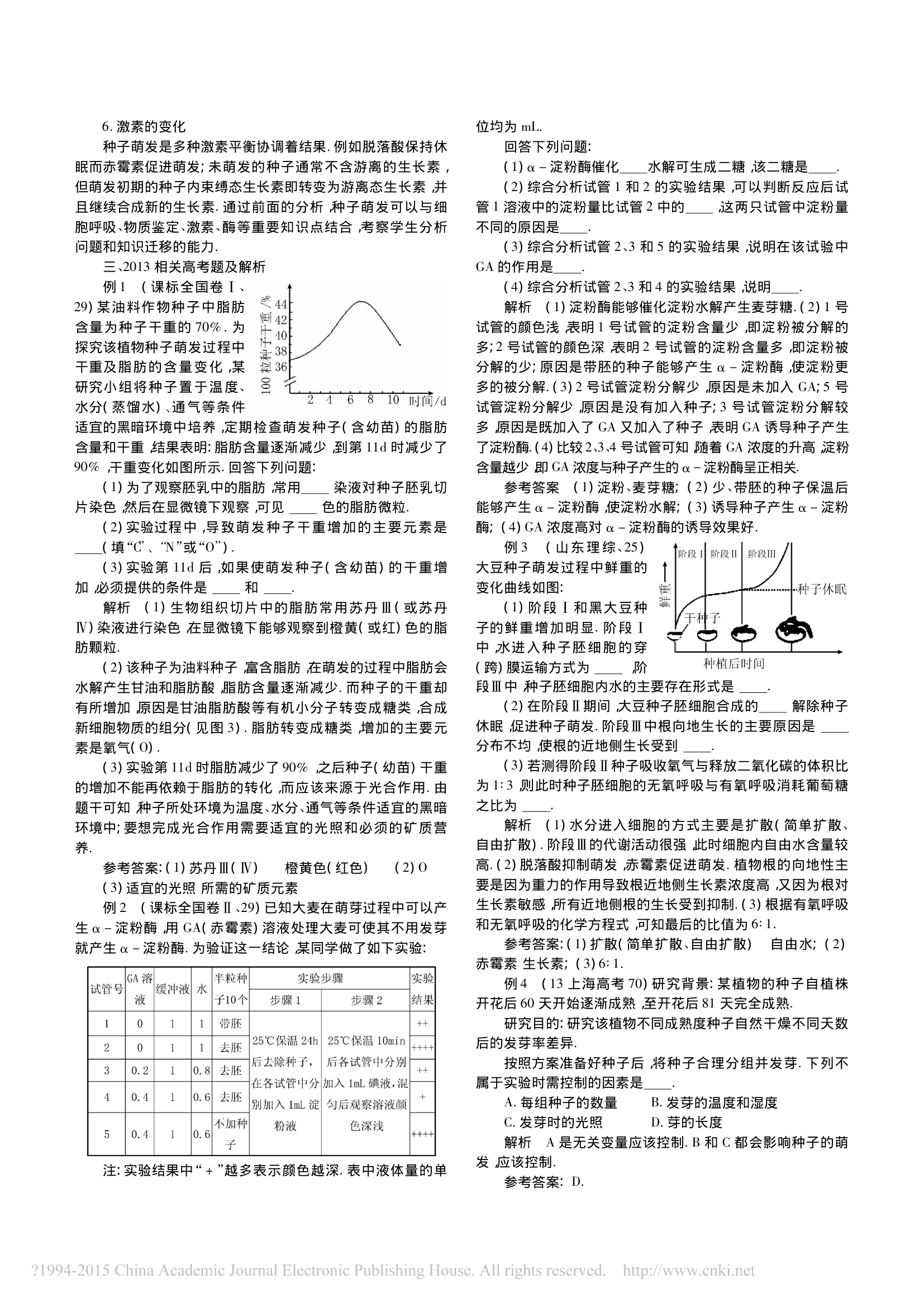 种子萌发与2013相关高考题_方淳第2页