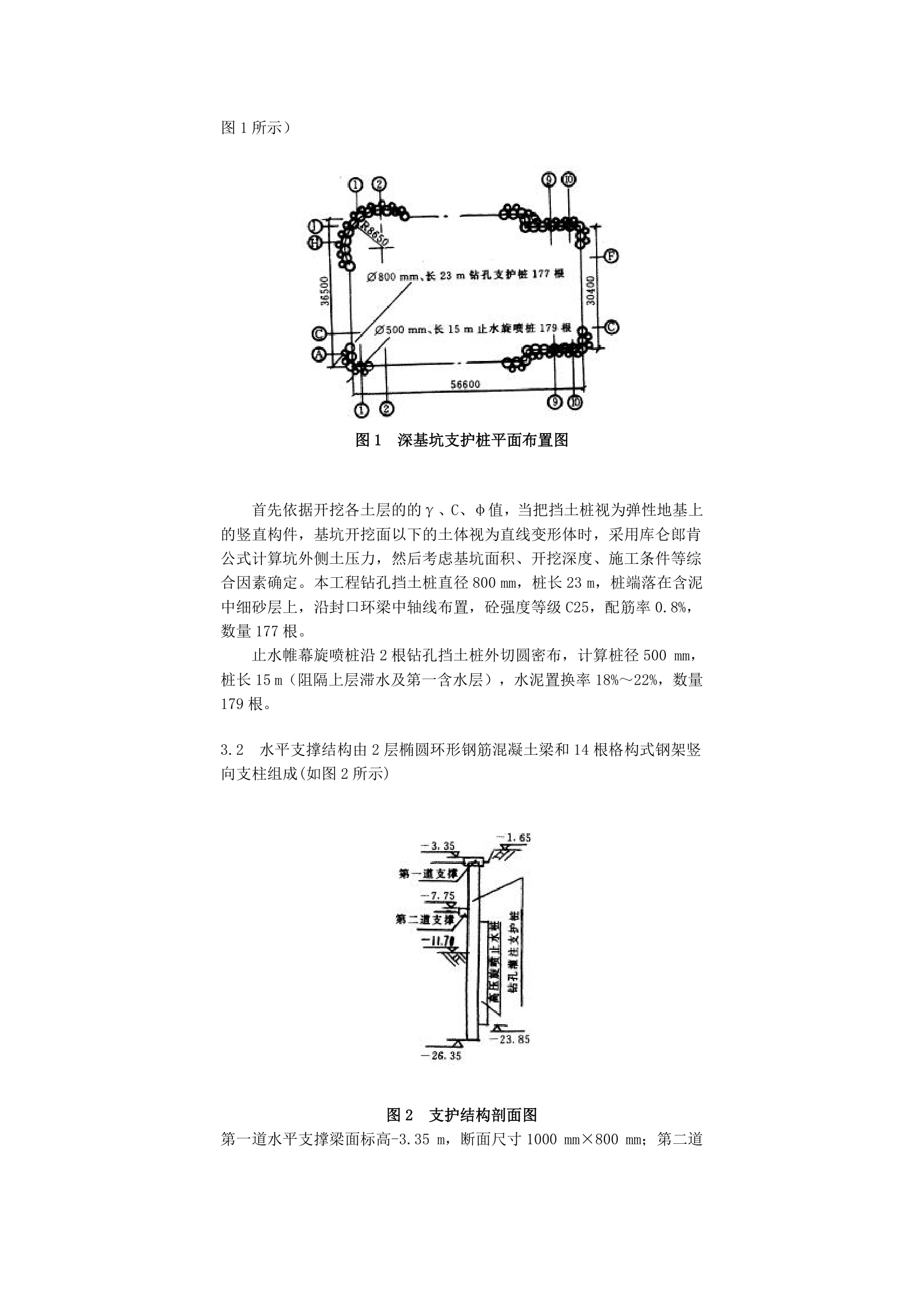 某大厦深基坑支护设计与施工doc.doc第2页