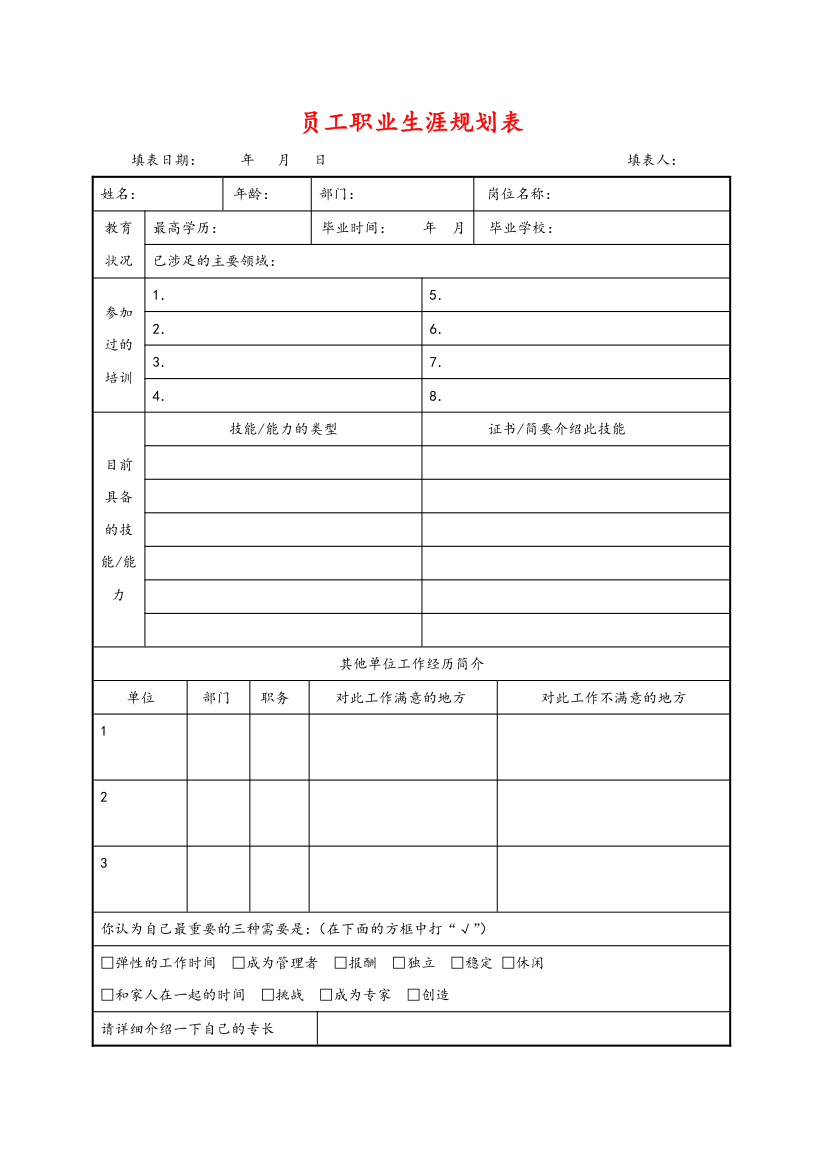 员工职业生涯规划.doc