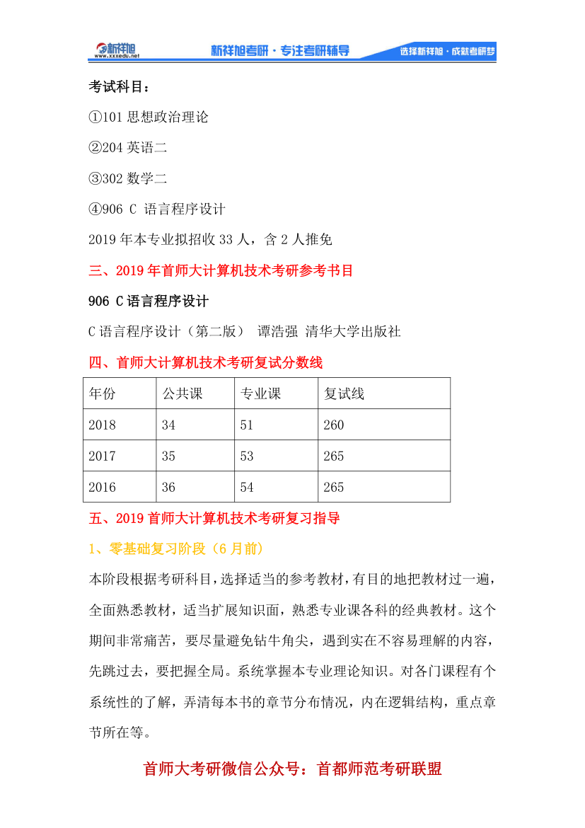 2020-2021年首师大计算机技术专硕考研分数线、参考书目、考研经验!第2页