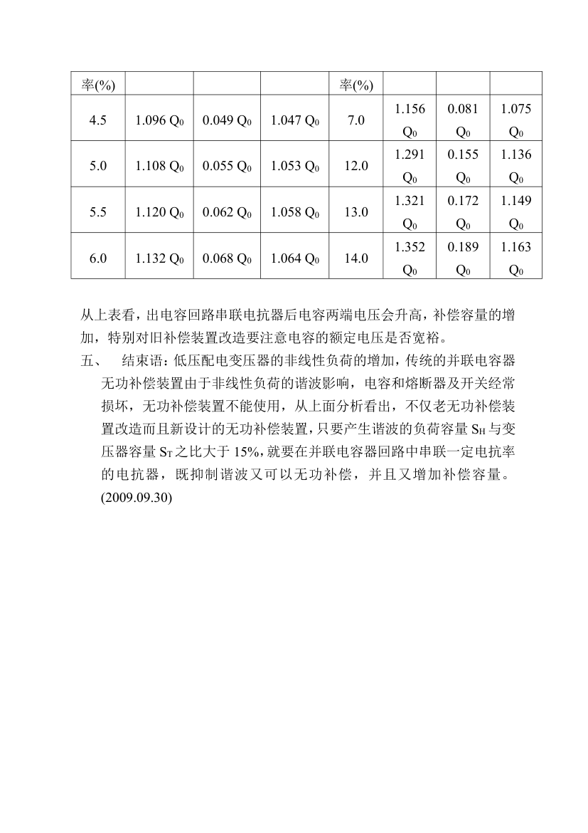 无功补偿回路串联电抗器的作用.doc第5页