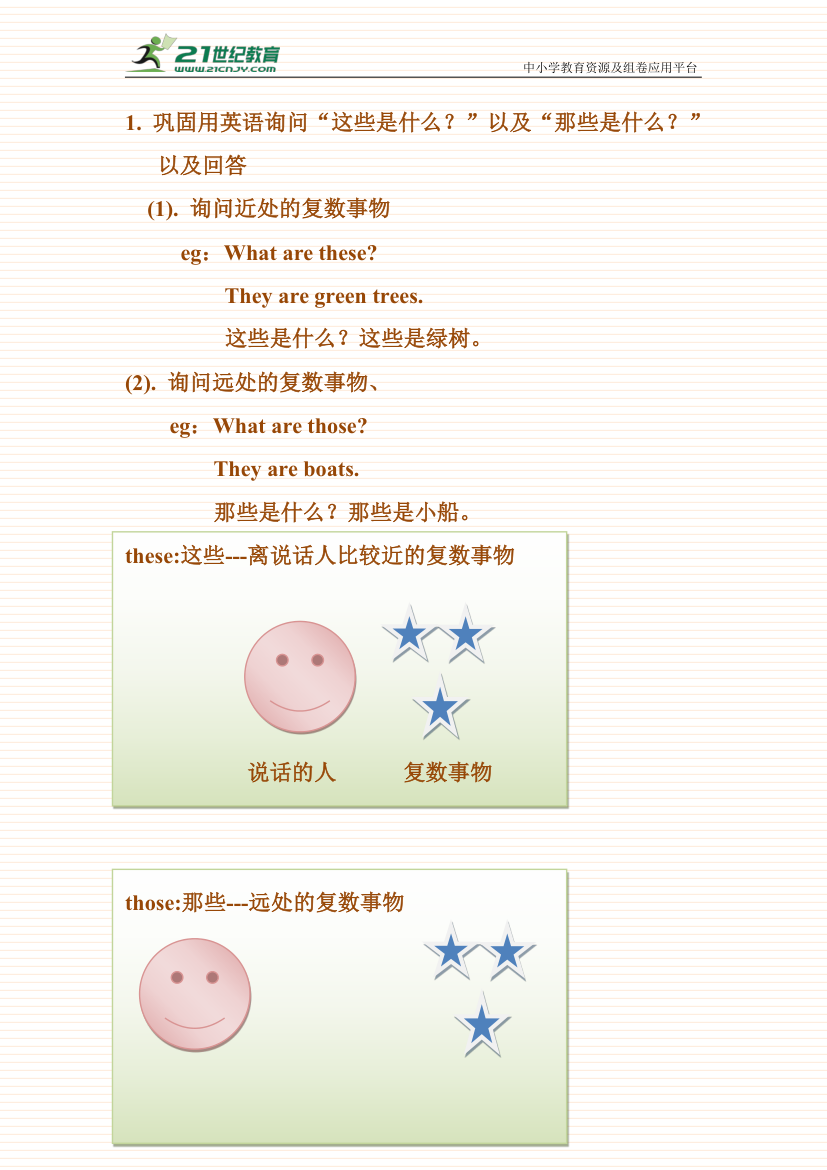 外研版（一年级起点）三年级上册英语Module3同步学案（知识点总结+练习）.doc第5页