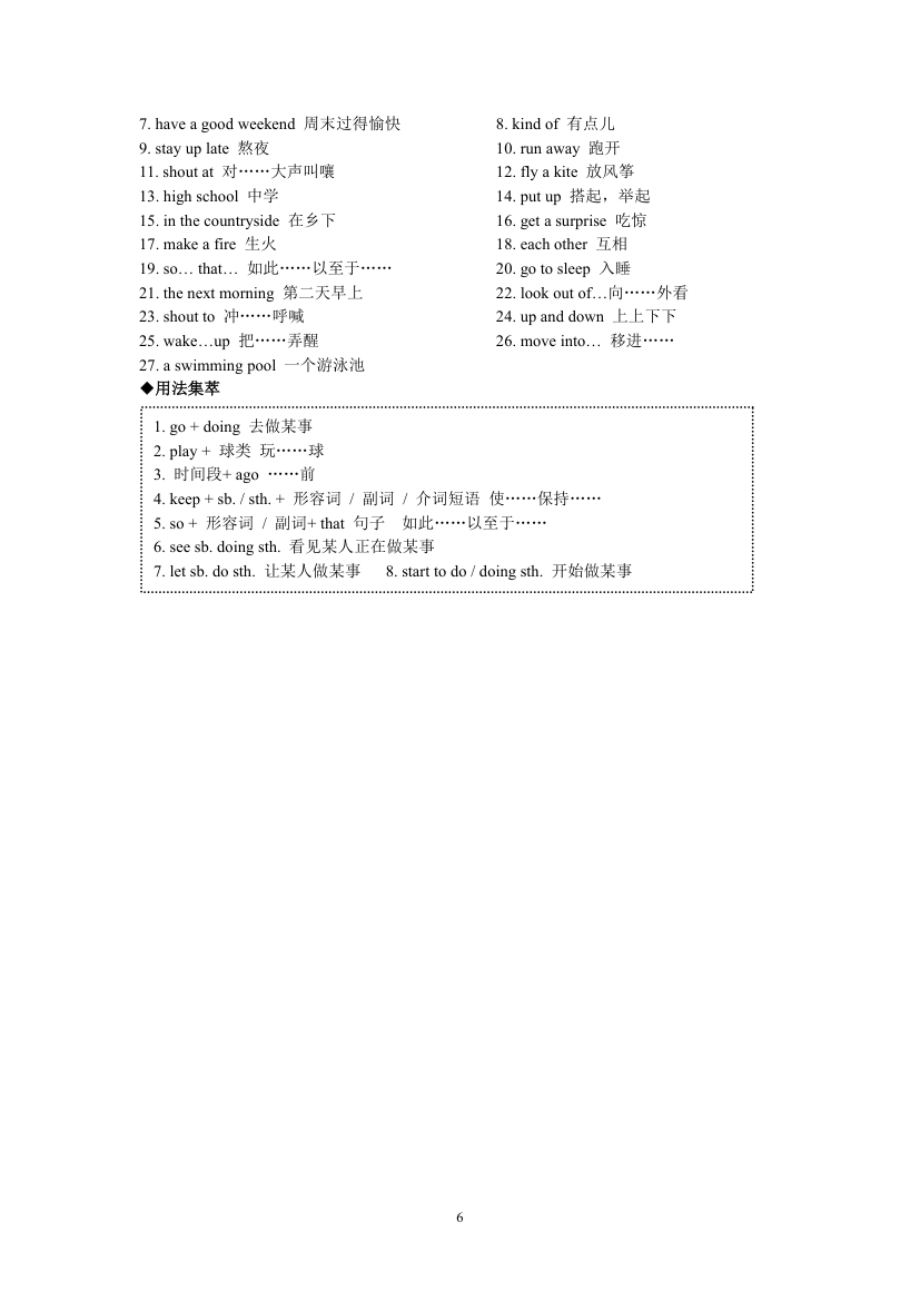 人教版七年级下册英语各单元知识点归纳.doc第6页