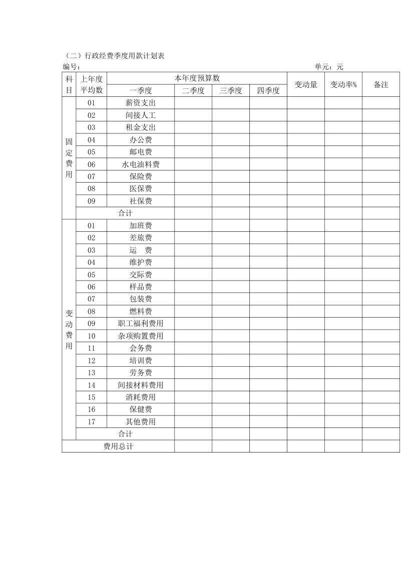 行政经费季度用款计划表.docx第1页