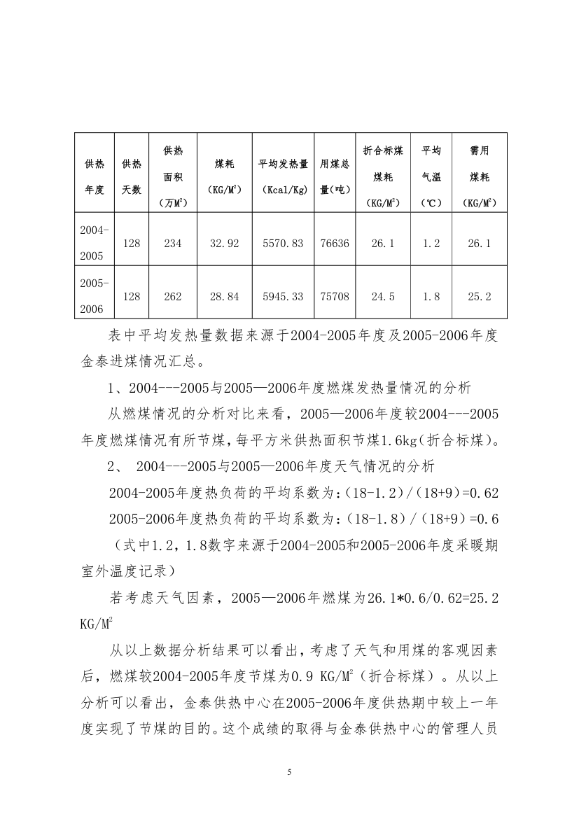 金泰供热中心节能降耗分析.doc第5页