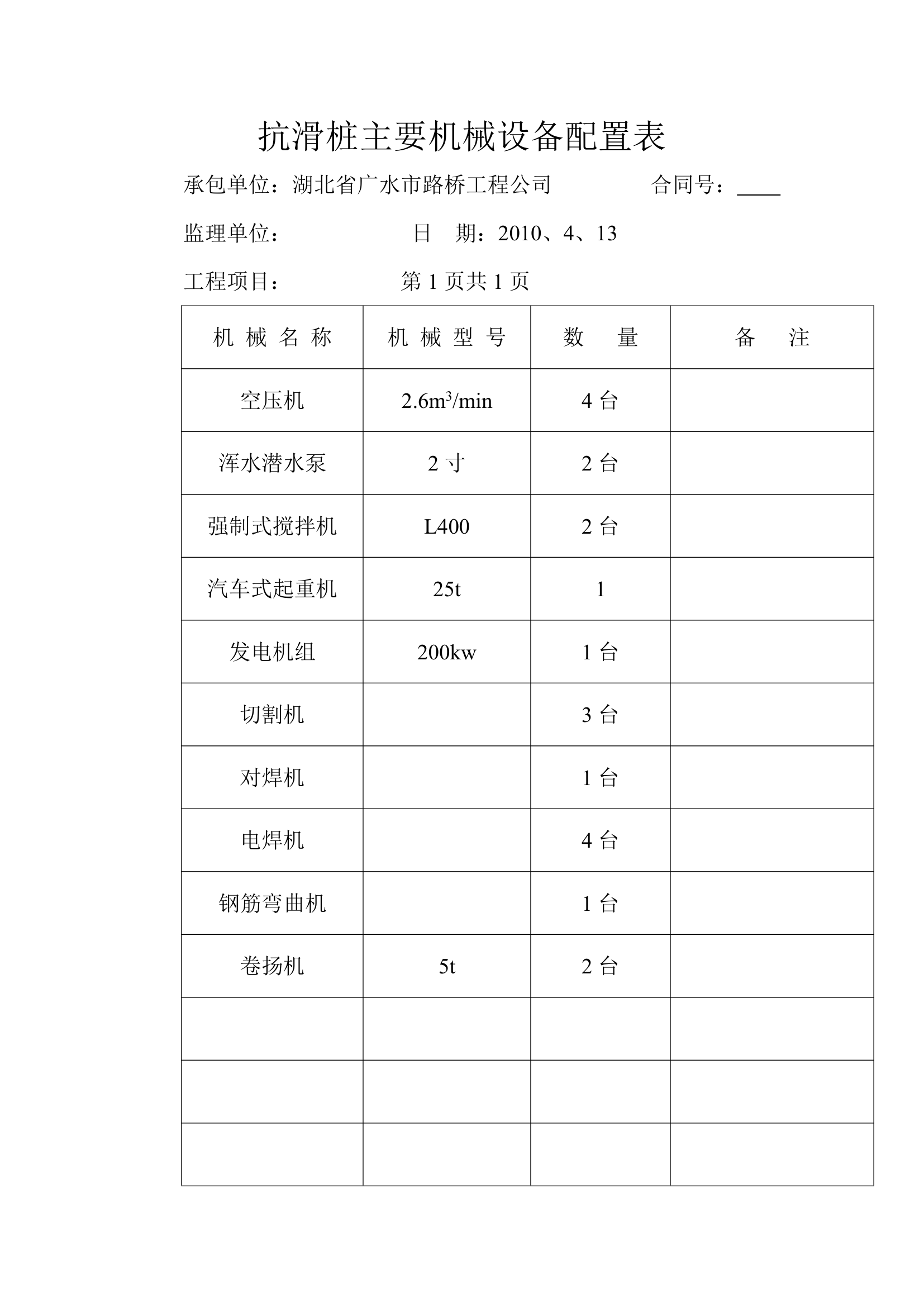 抗滑桩施工方案第20页