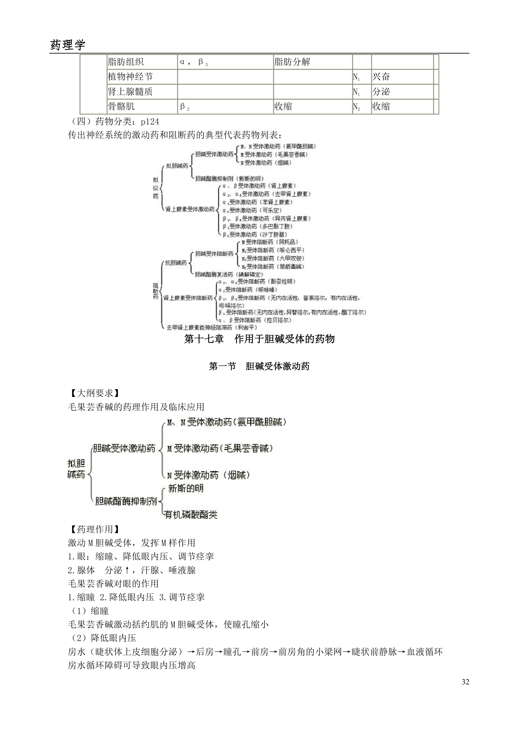 执业药师考试笔记--药理学第32页