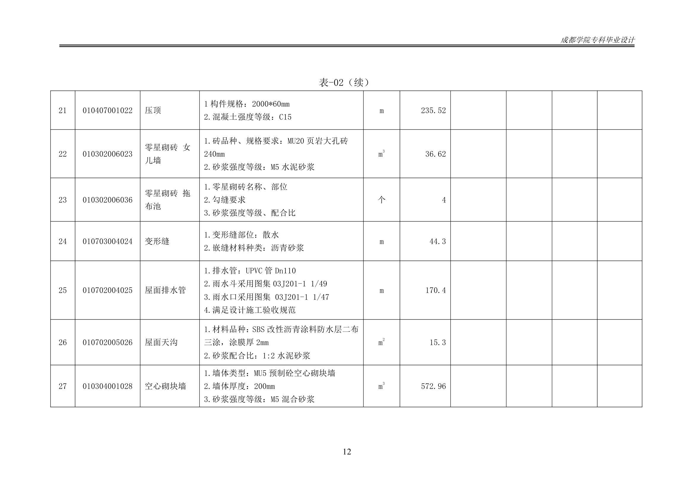 某办公楼工程造价工程量清单编制.docx第17页