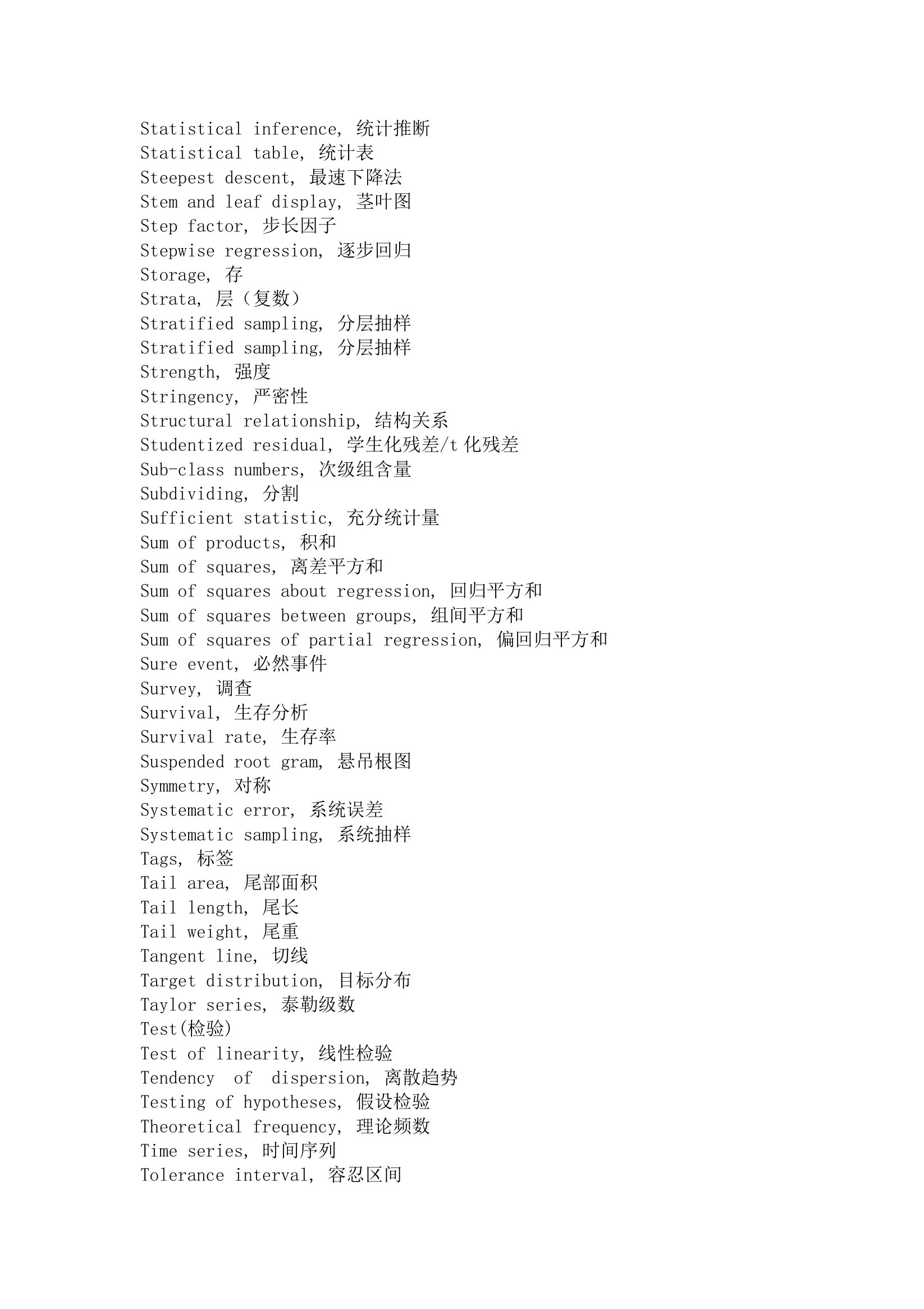 统计学词汇中英文对照完整版.doc第19页