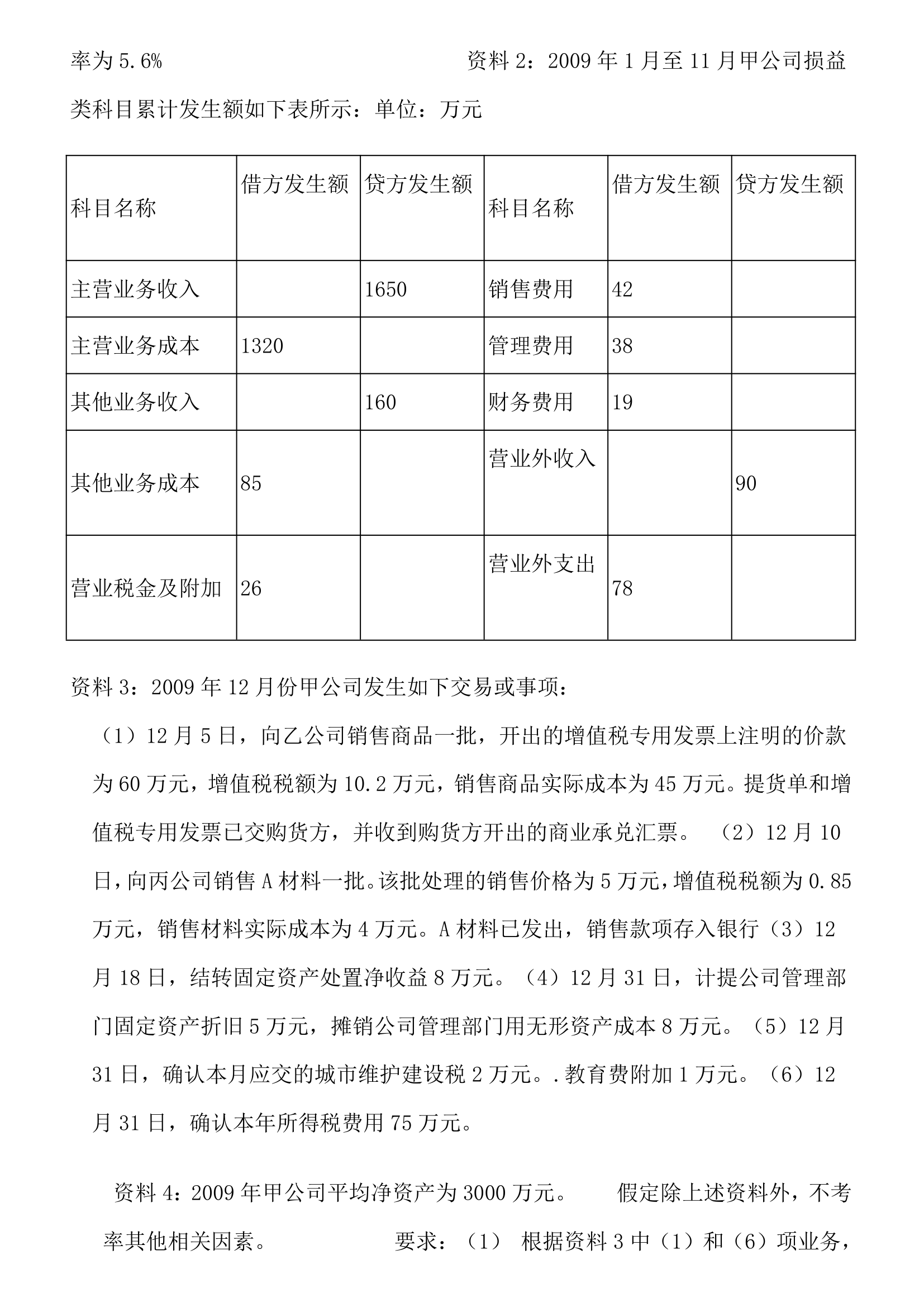 初级会计考试真题资料第38页