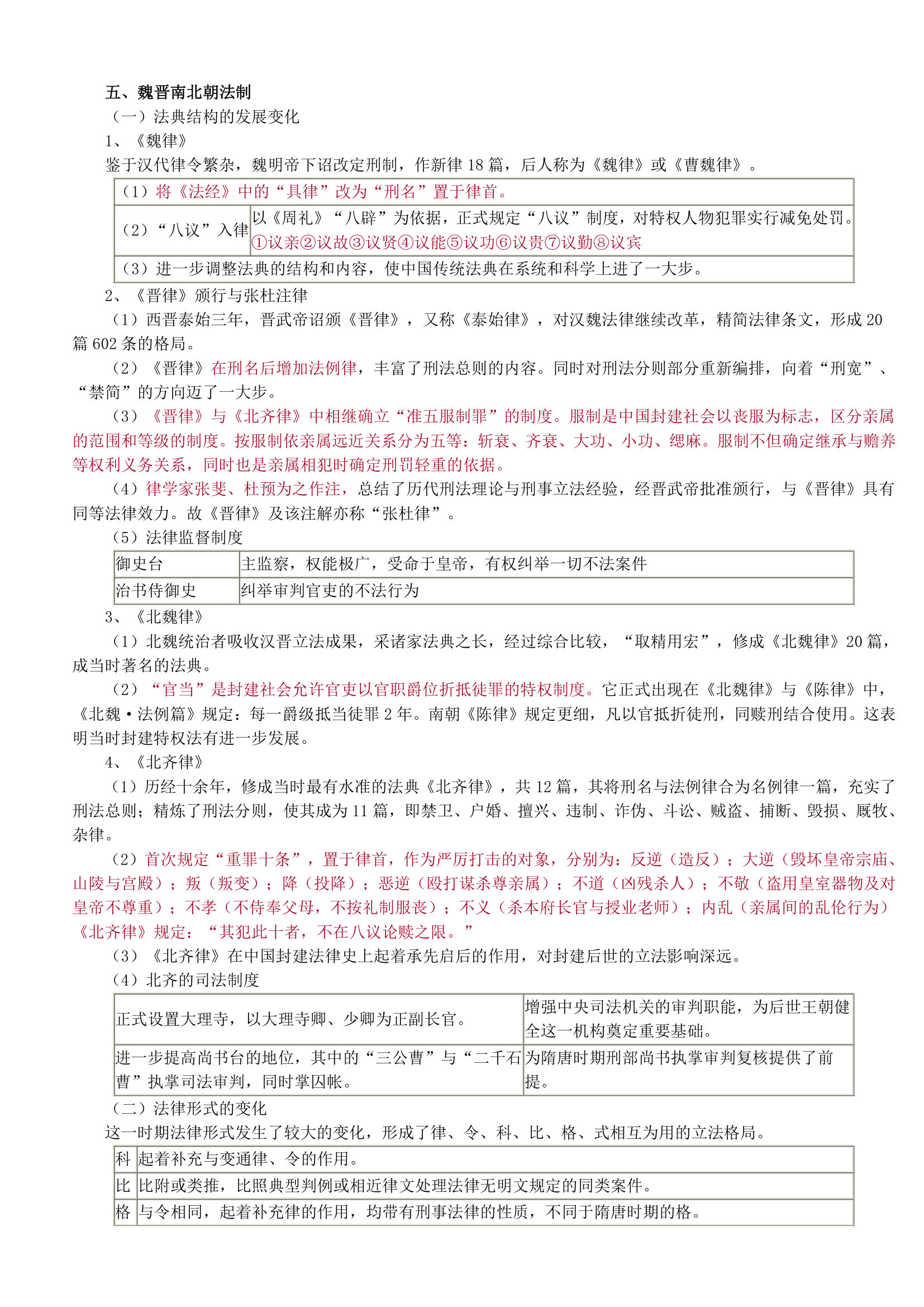 2014司法考试中国法制史竹西君讲义第11页