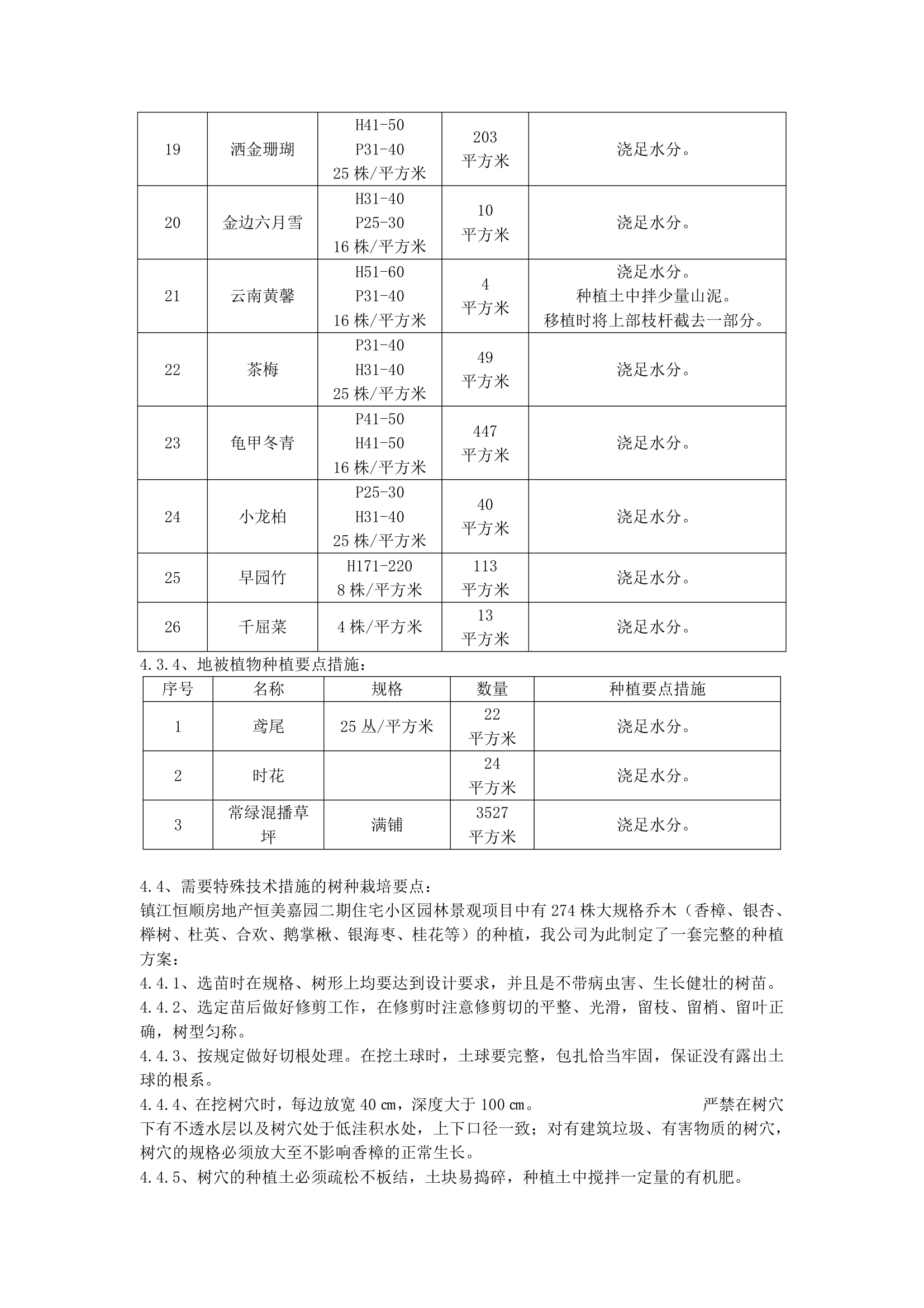 江苏某小区园林工程施工方案.doc第18页