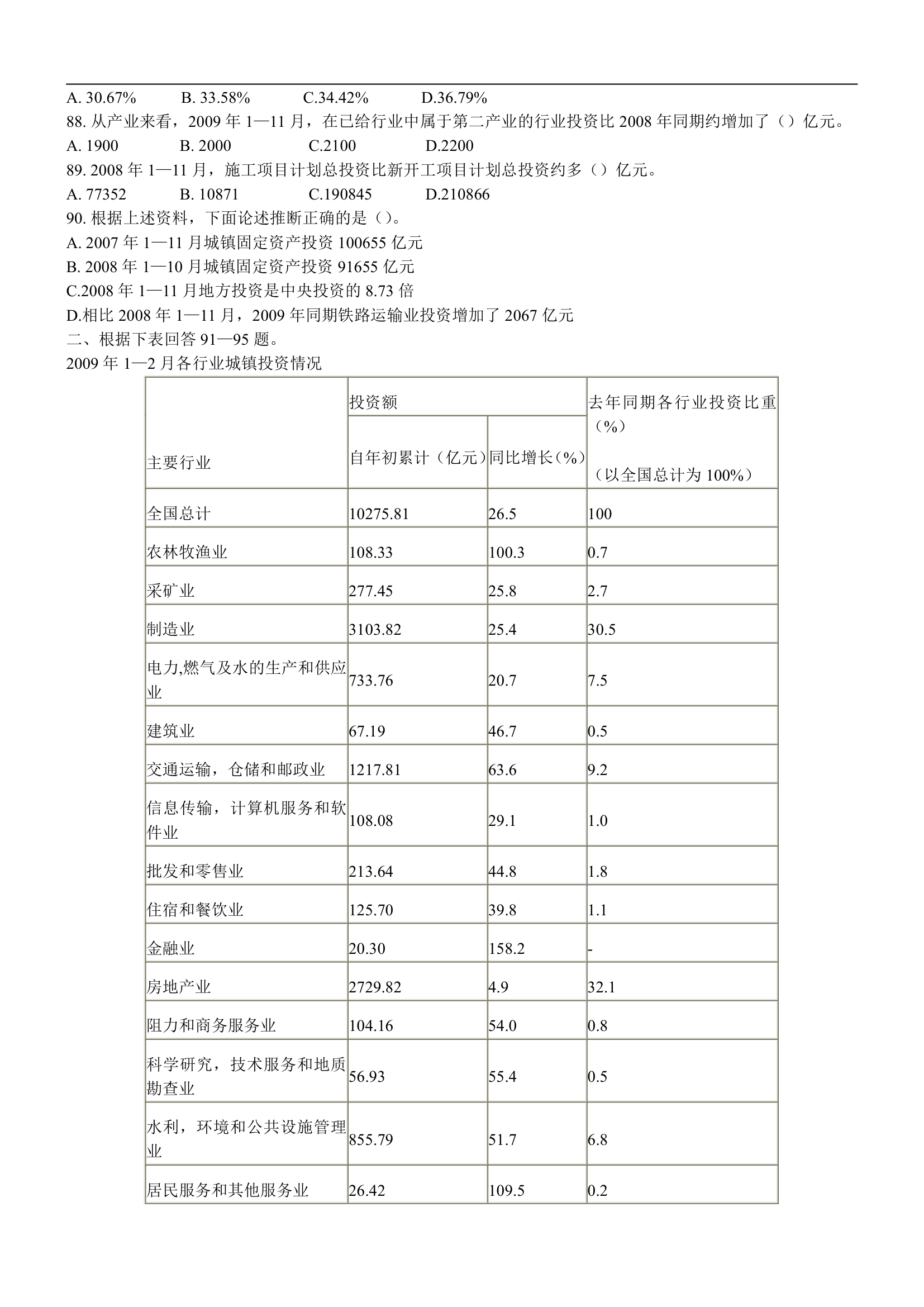 2009年四川省公务员考试行测真题【完整+答案+解析】第15页