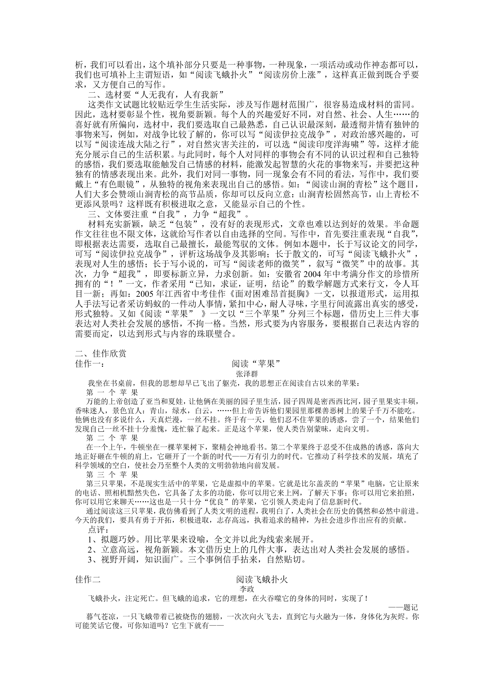 2013年春九年级语文中考作文教学计划.doc第17页