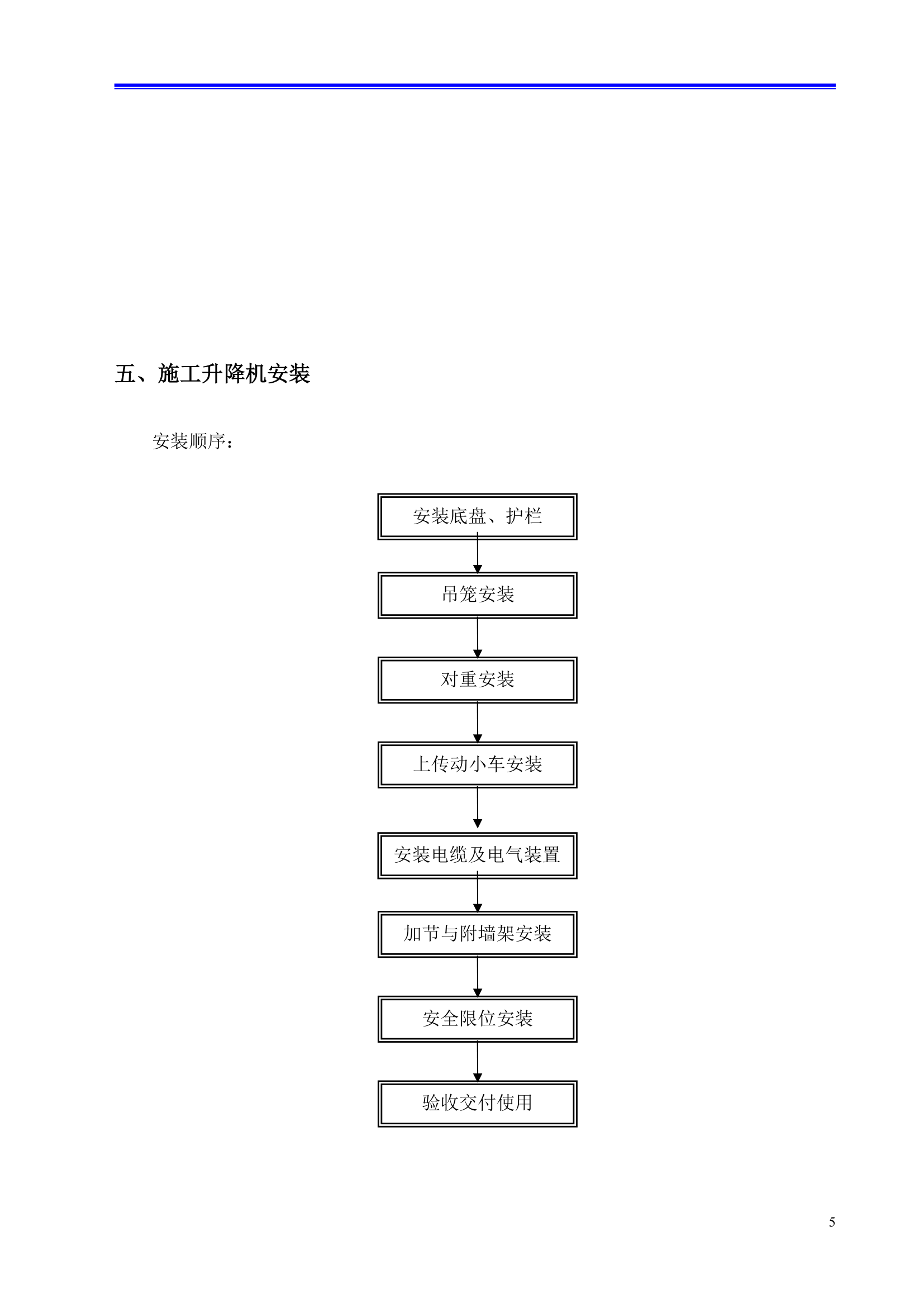 某金融广场施工电梯安装方案.doc第5页