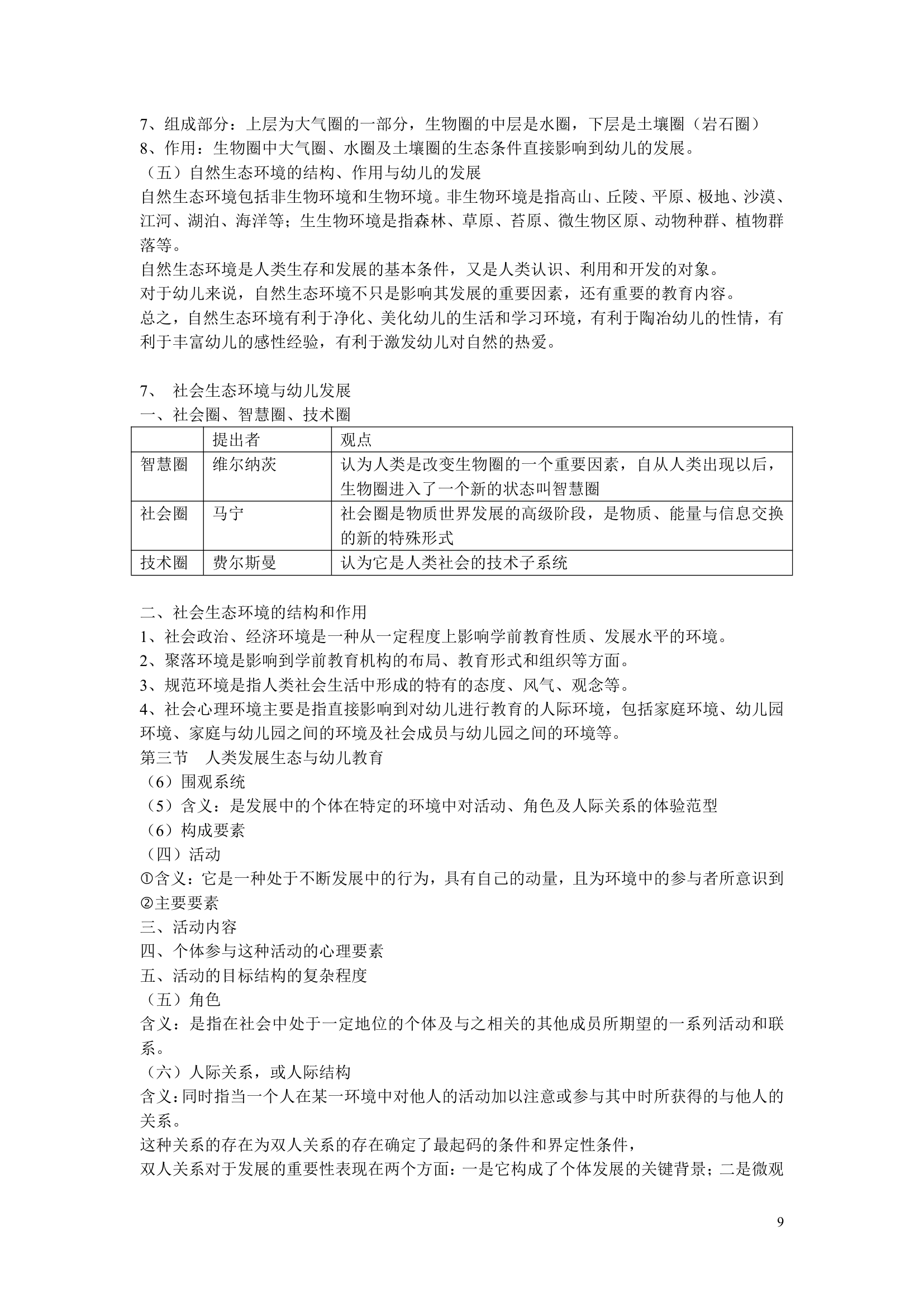 江苏省自考《学前教育基础理论28043》辅导第9页