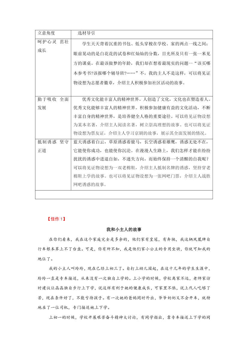 物品的独白-备战2020中考之材料作文满分攻略.doc第2页