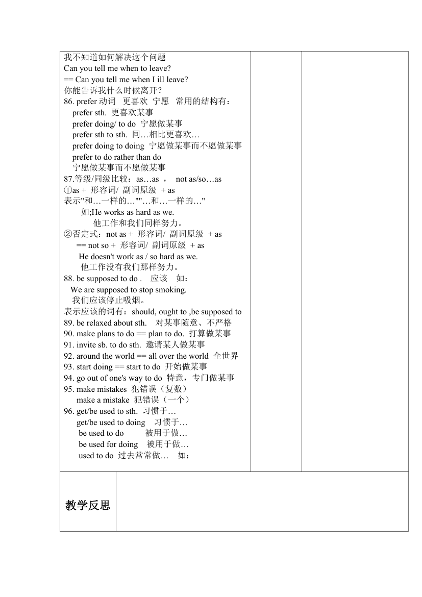 新人教版九年级英语全册知识点归纳教案（表格形式）.doc第17页