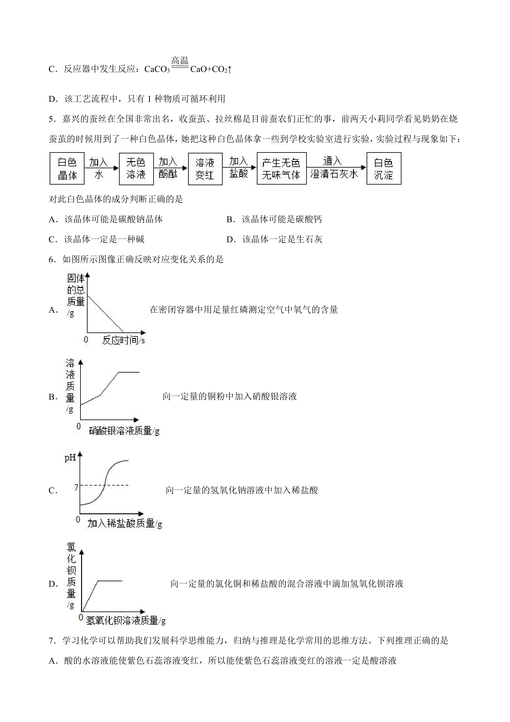 第十一单元 盐 化肥 单元优化测试题-人教版九年级化学下册（word版  有答案）.doc第2页