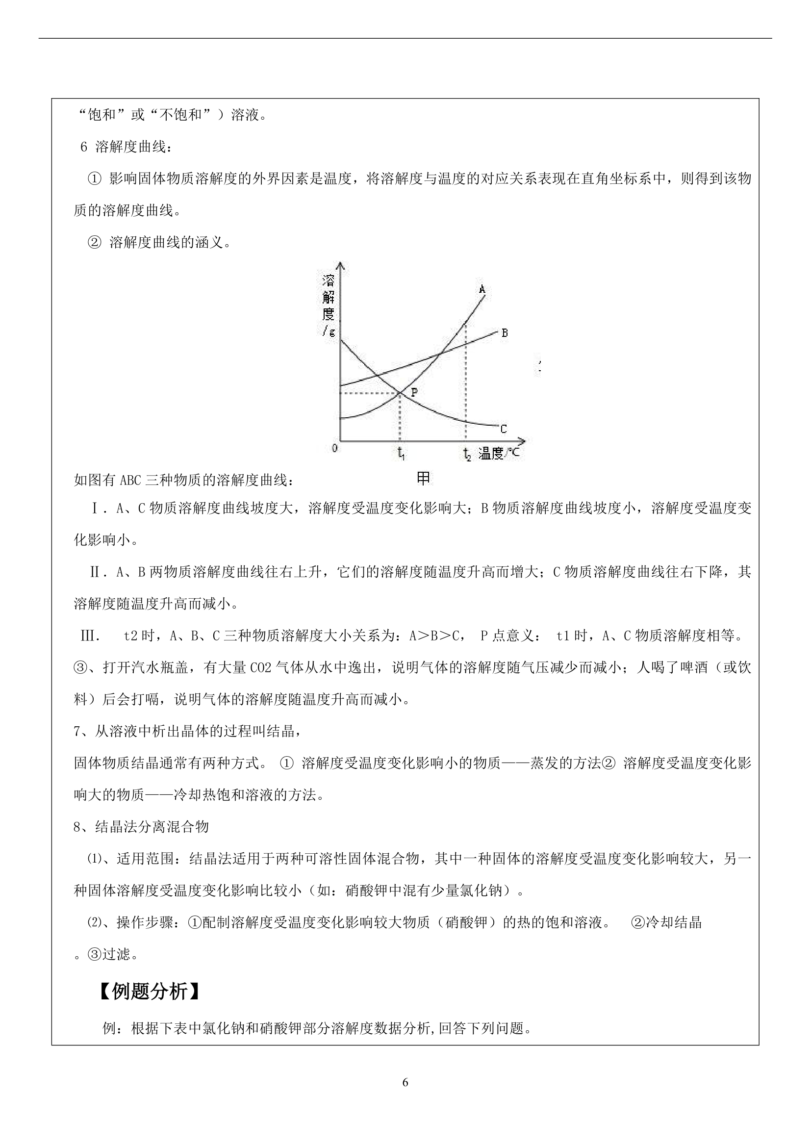 中考化学专题溶液质量分数第6页