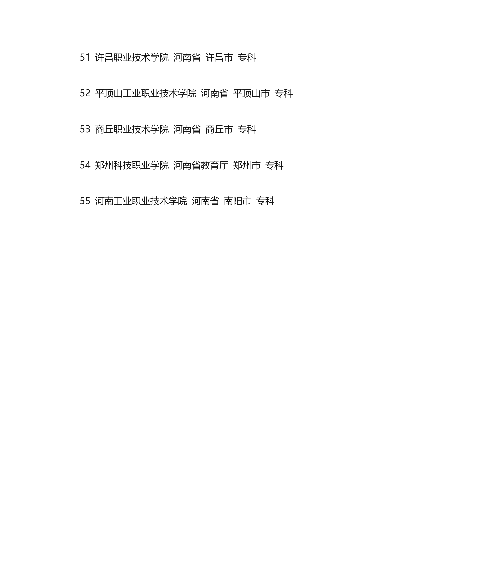 河南专科学校排名第5页