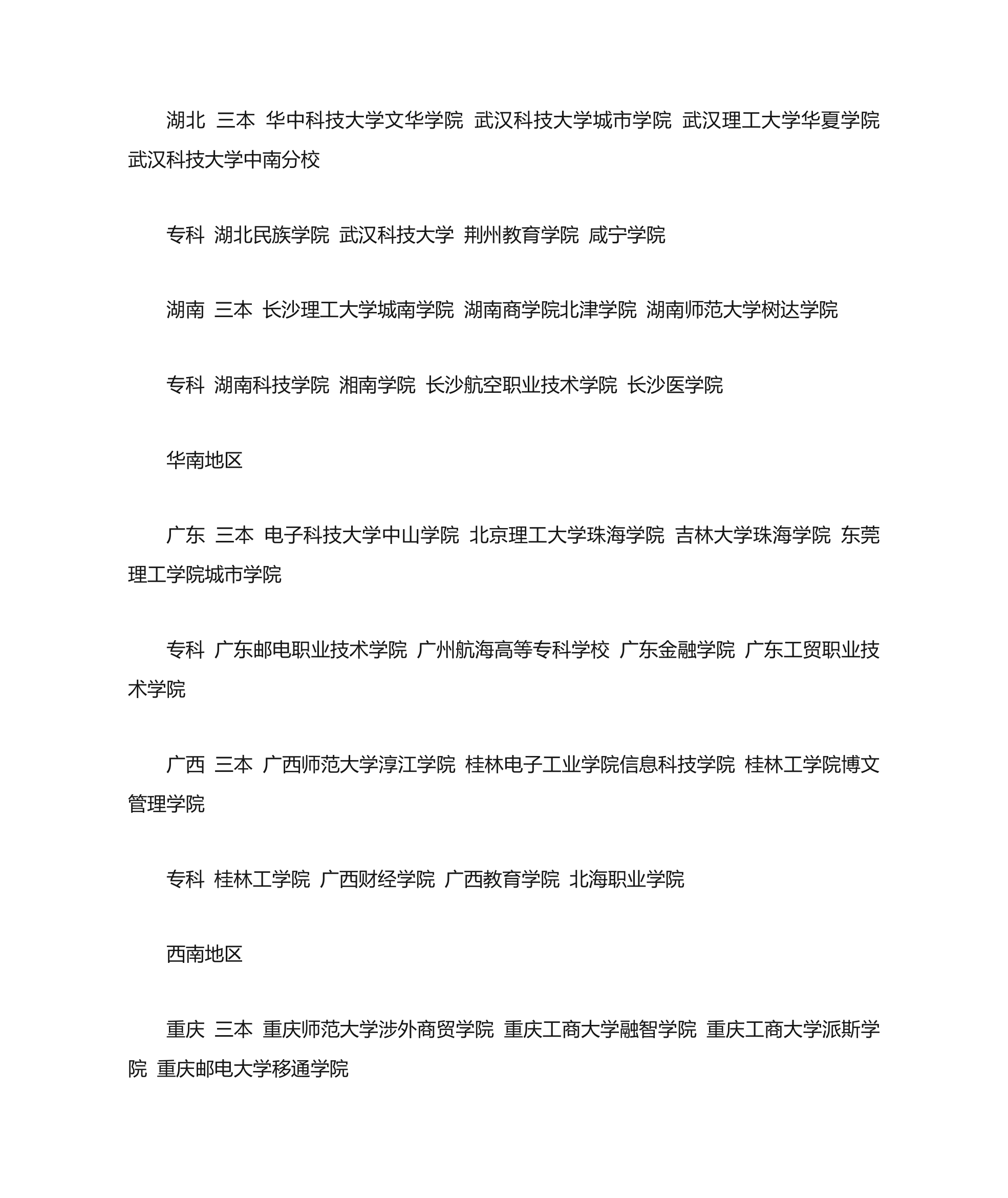全国专科学校排名第4页