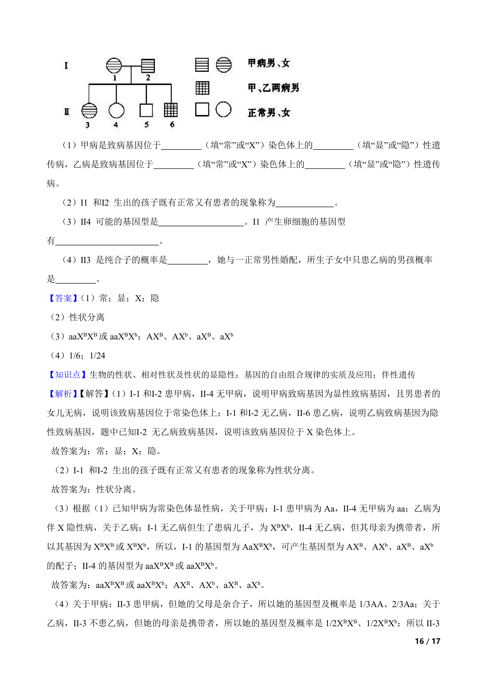 山东省枣庄三中2019-2020学年高一下学期生物3月月考试卷.doc第16页