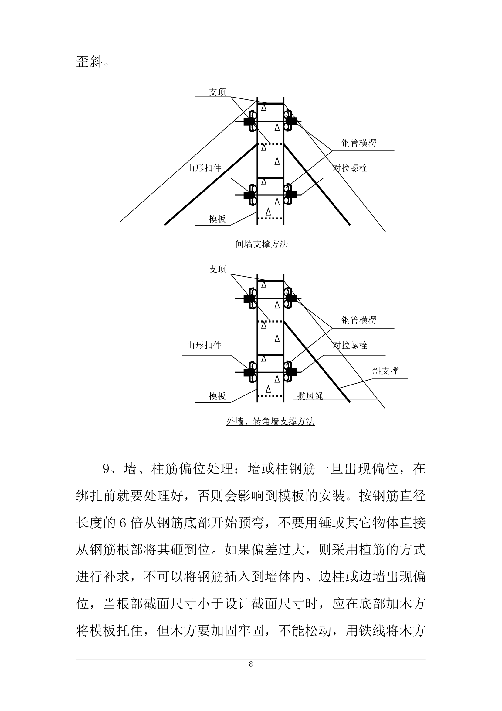 沈阳万科金域蓝湾1楼模板施工方案.doc第8页