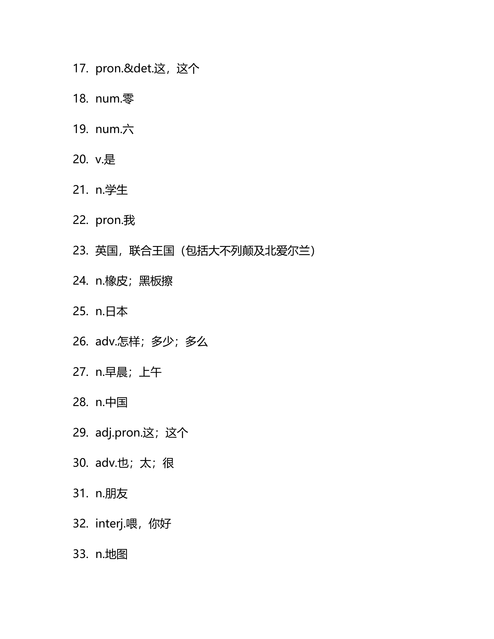 仁爱版七年级上册Unit1Making new friends单词检测（含解析）.doc第11页