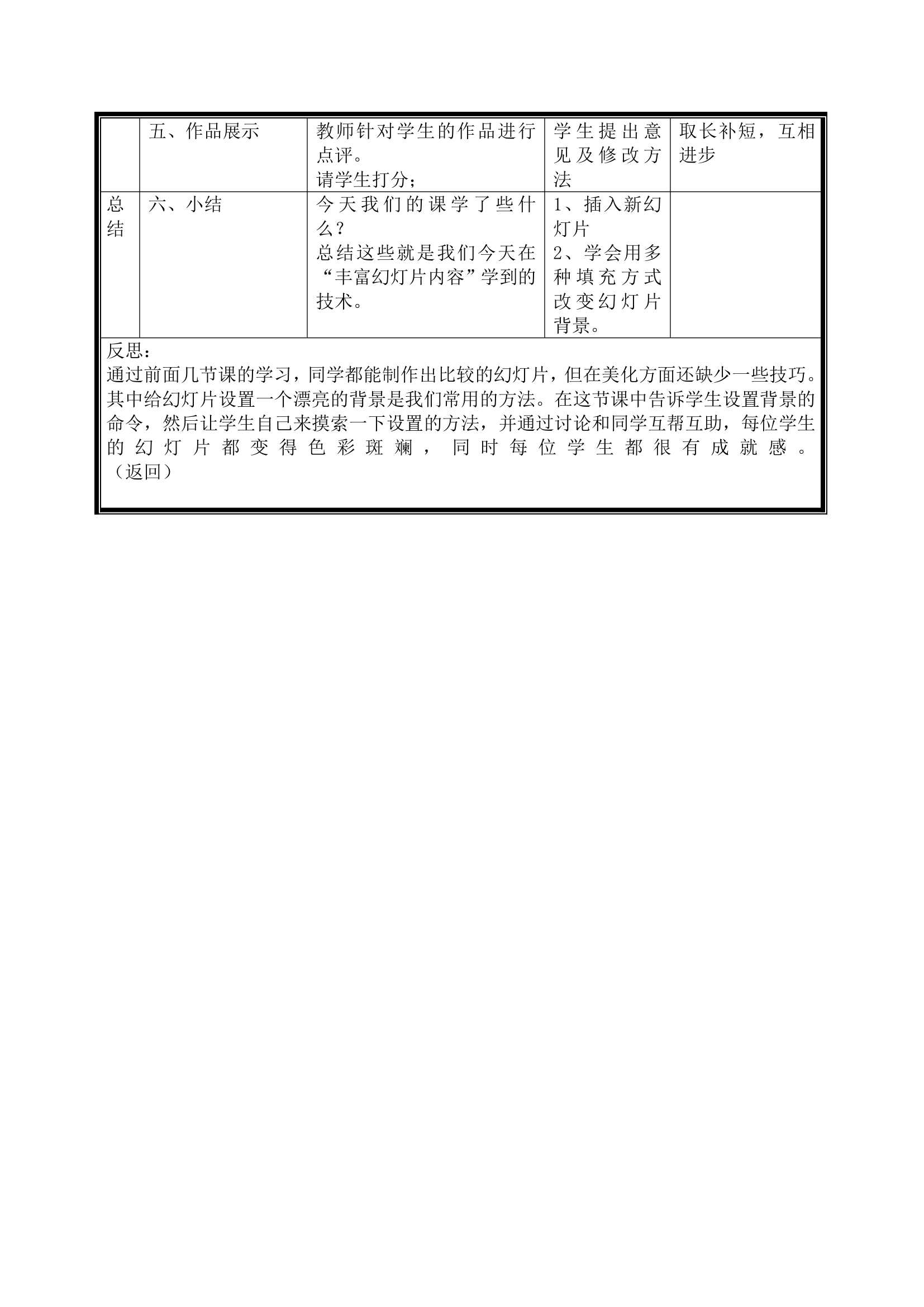 五年级下册信息技术 2.5丰富幻灯片内容  教案 浙江摄影版（ 新）.doc第2页