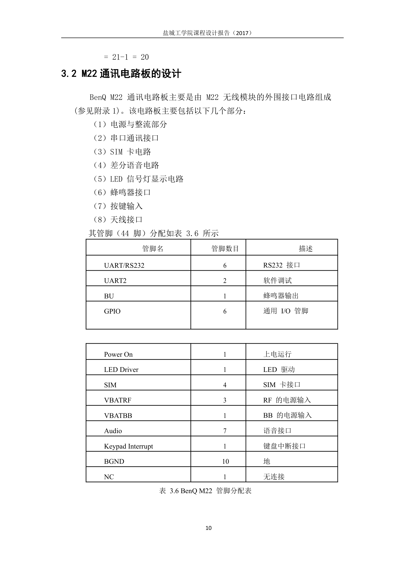 盐城工学院嵌入式系统课程设计报告第13页