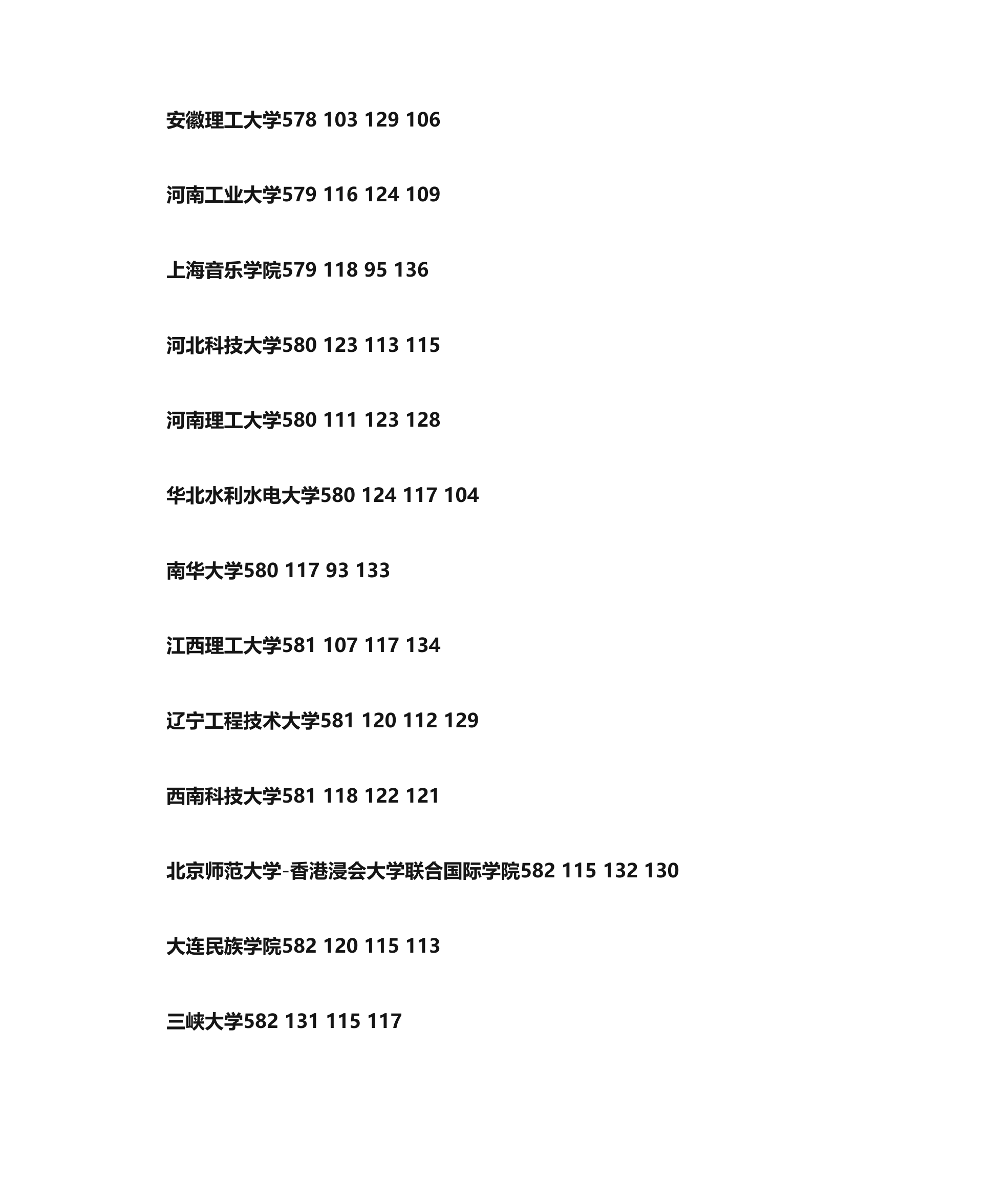 2014年河北省一本各高校提档线(按分数排列)第3页