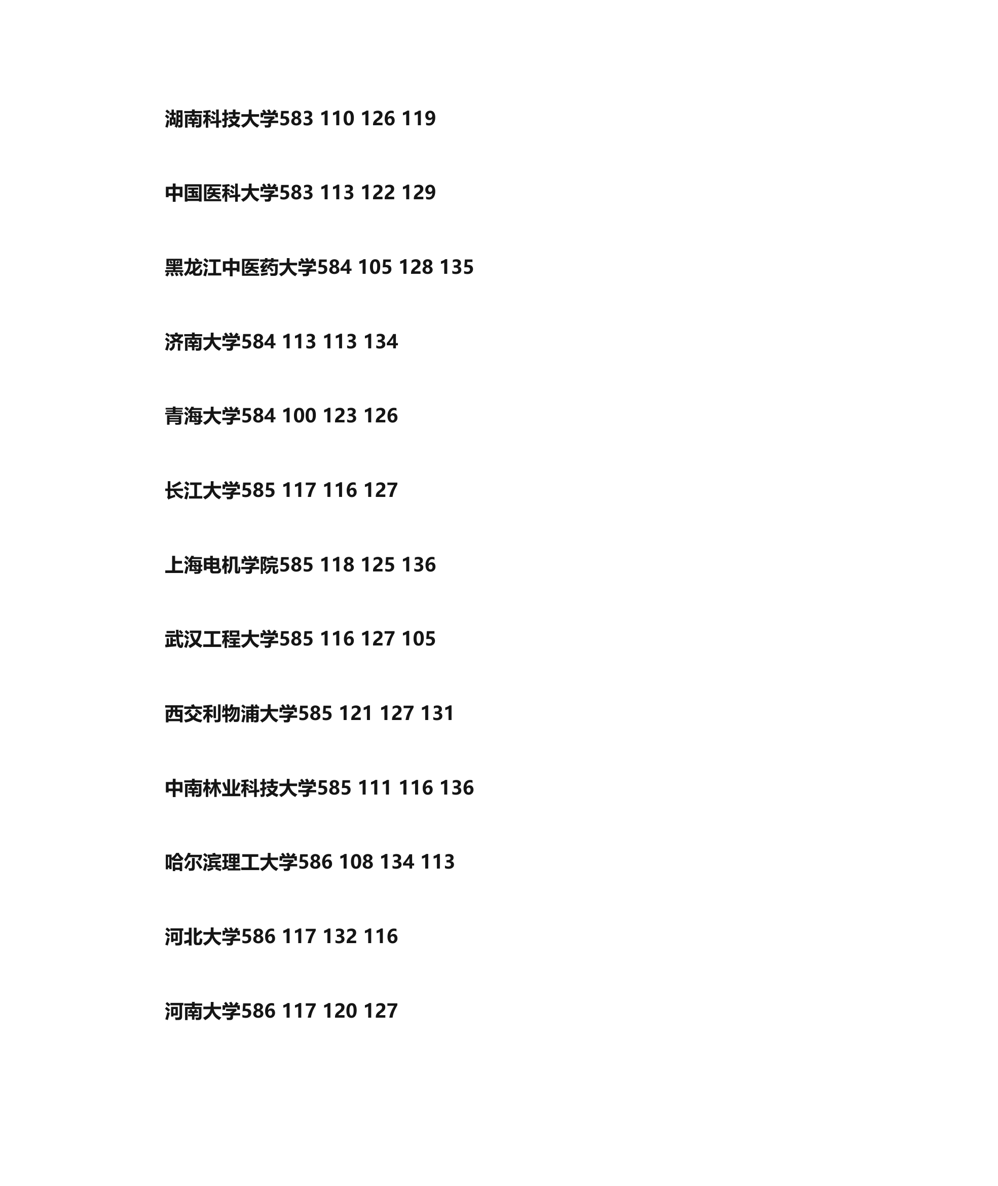 2014年河北省一本各高校提档线(按分数排列)第4页