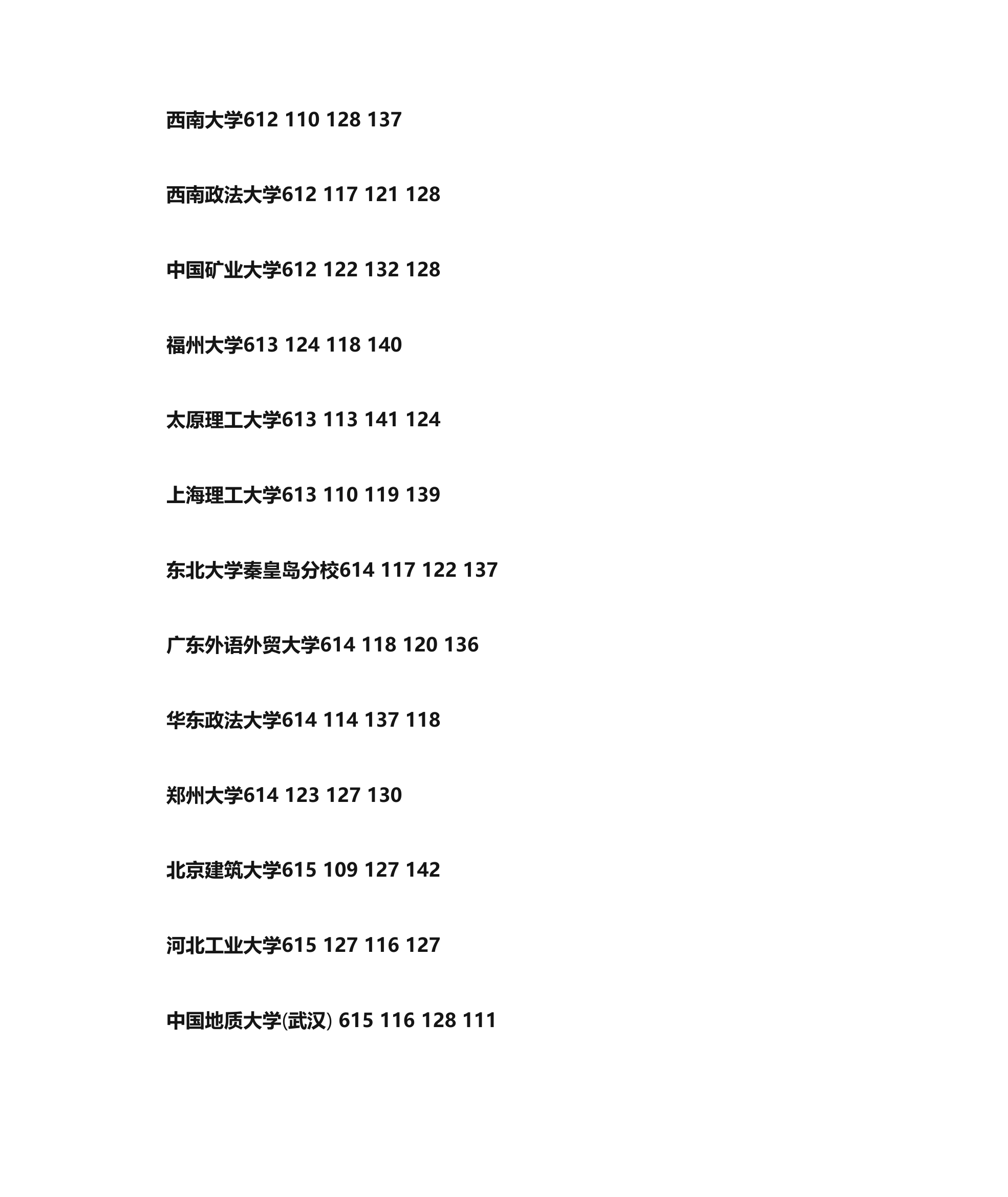 2014年河北省一本各高校提档线(按分数排列)第13页