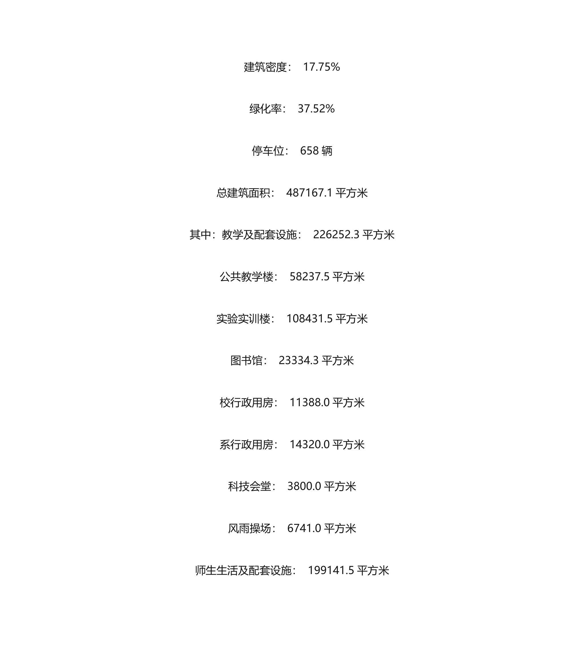 河北机电职业技术学院新校区规划设计说明第13页