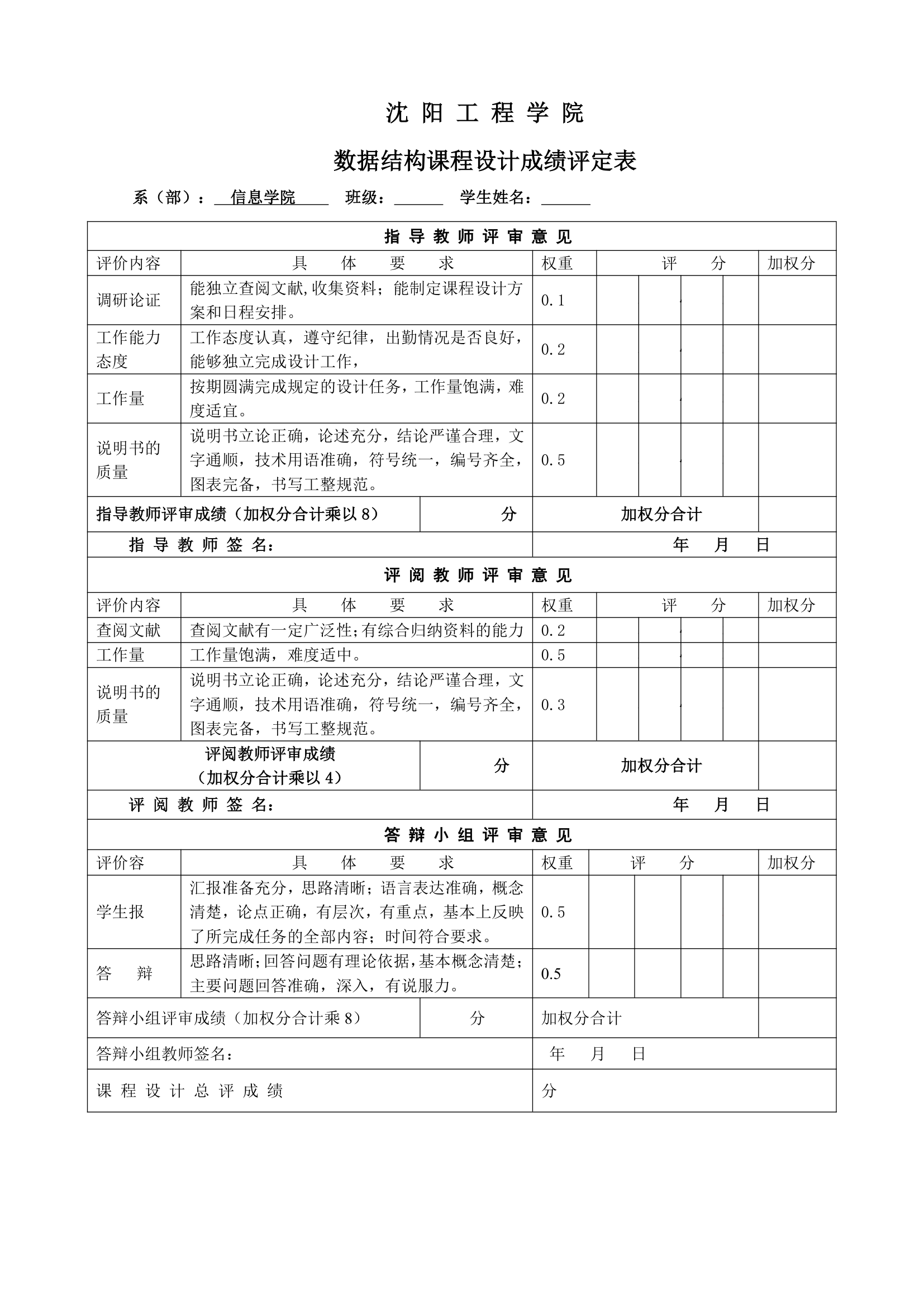 沈阳工程学院-数据结构课设报告第8页