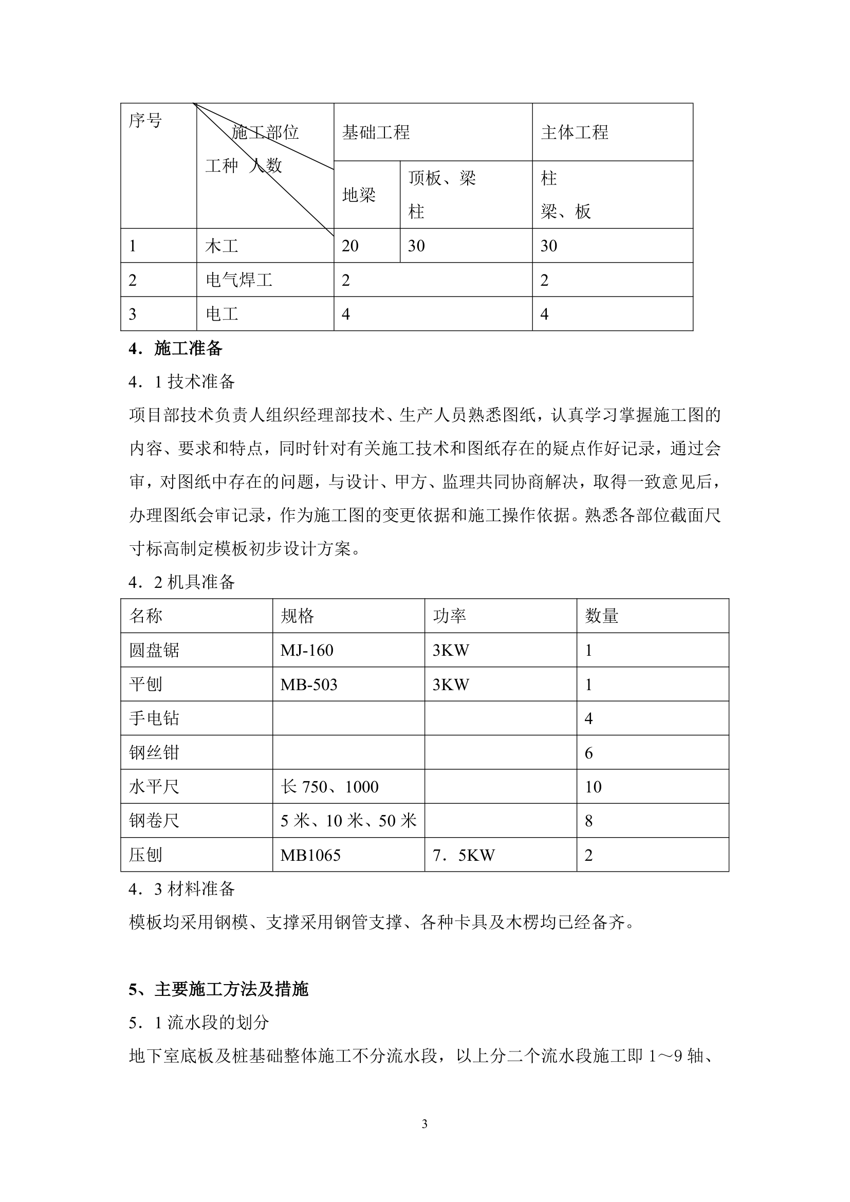 某工业学院教学楼模板工程施工方案.doc第3页