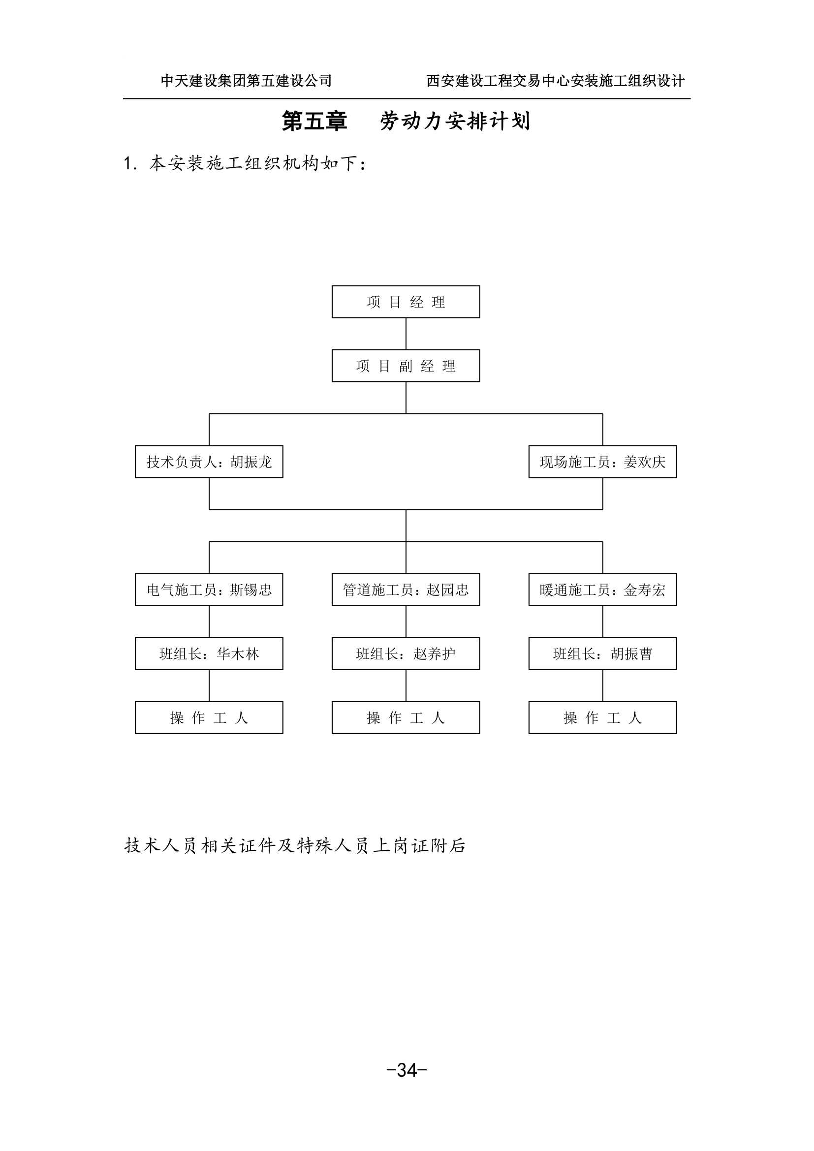 中天西安办公建筑安装施工组织设计.doc第34页