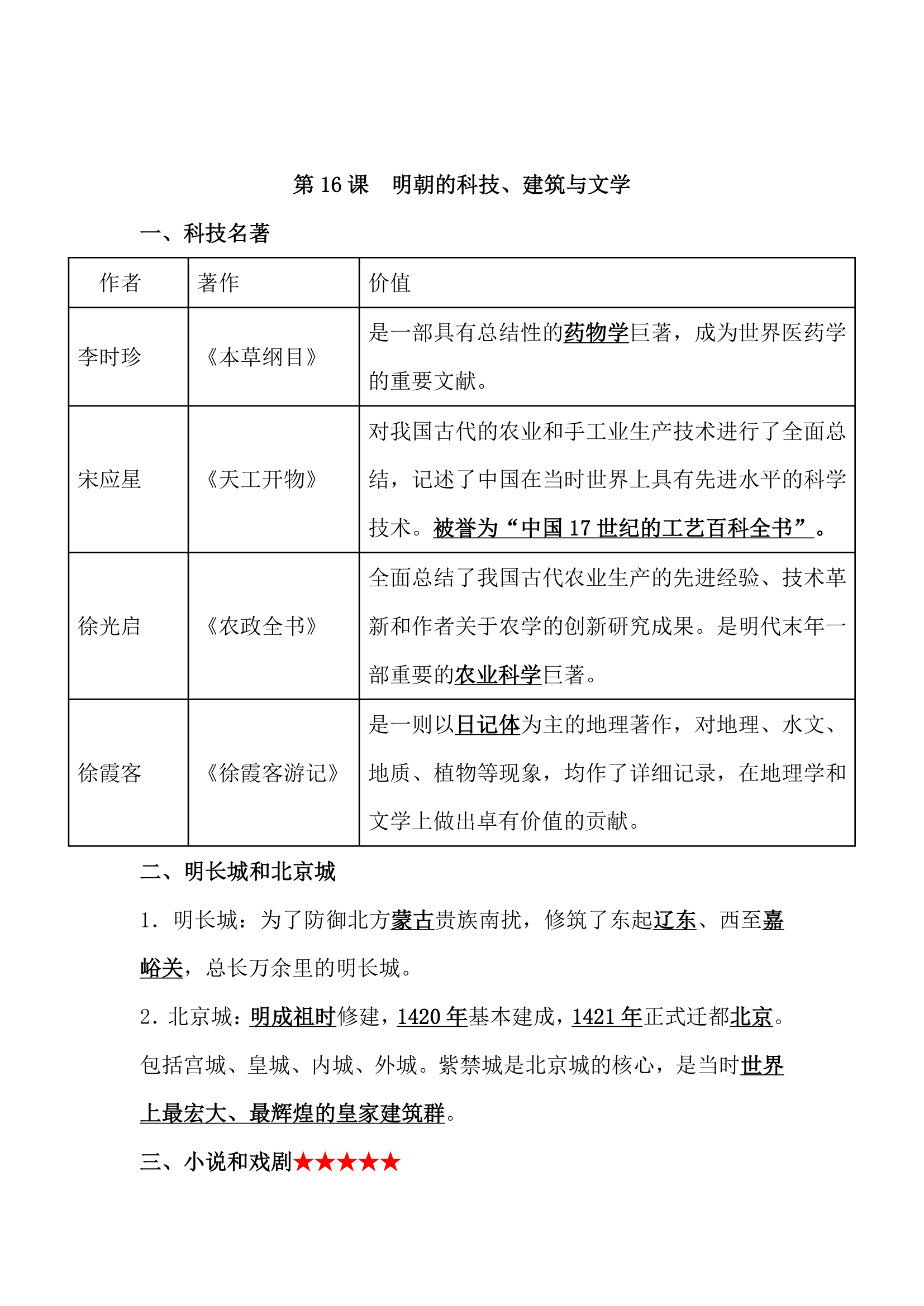 中国历史七年级下册单元知识点.docx第33页