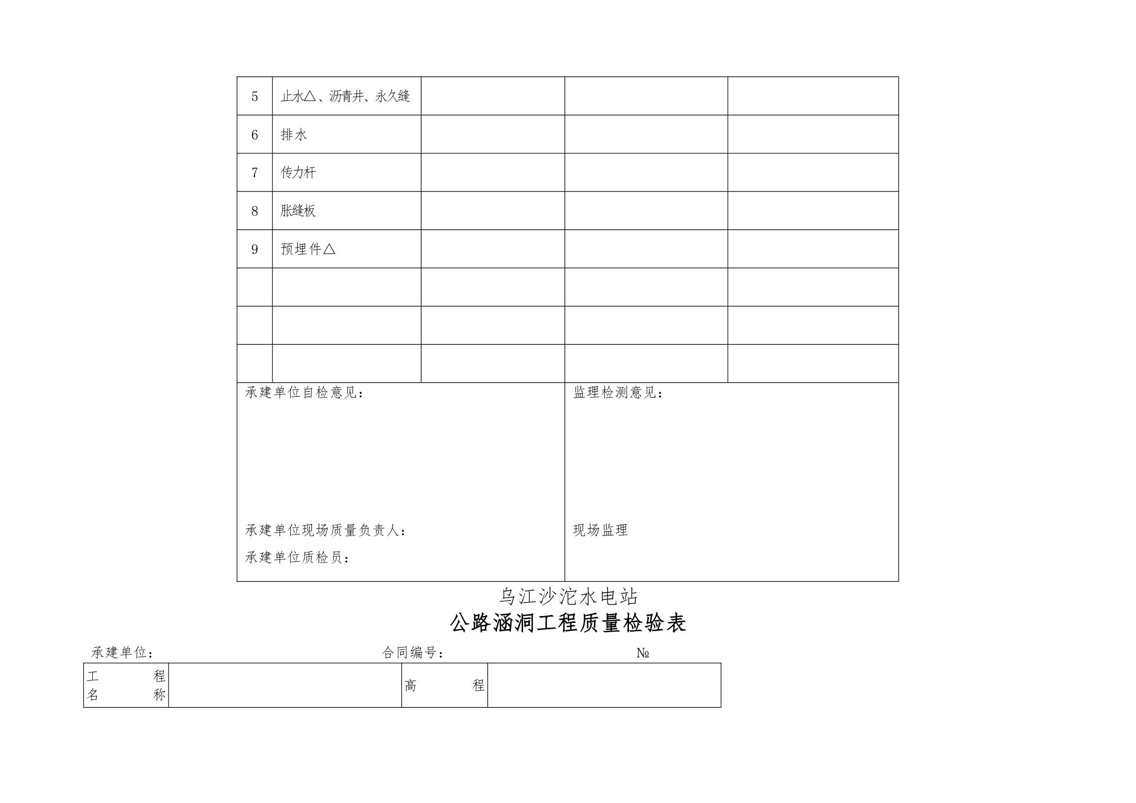 普通沥青及混凝土道路单元工程验收表格1.docx第14页