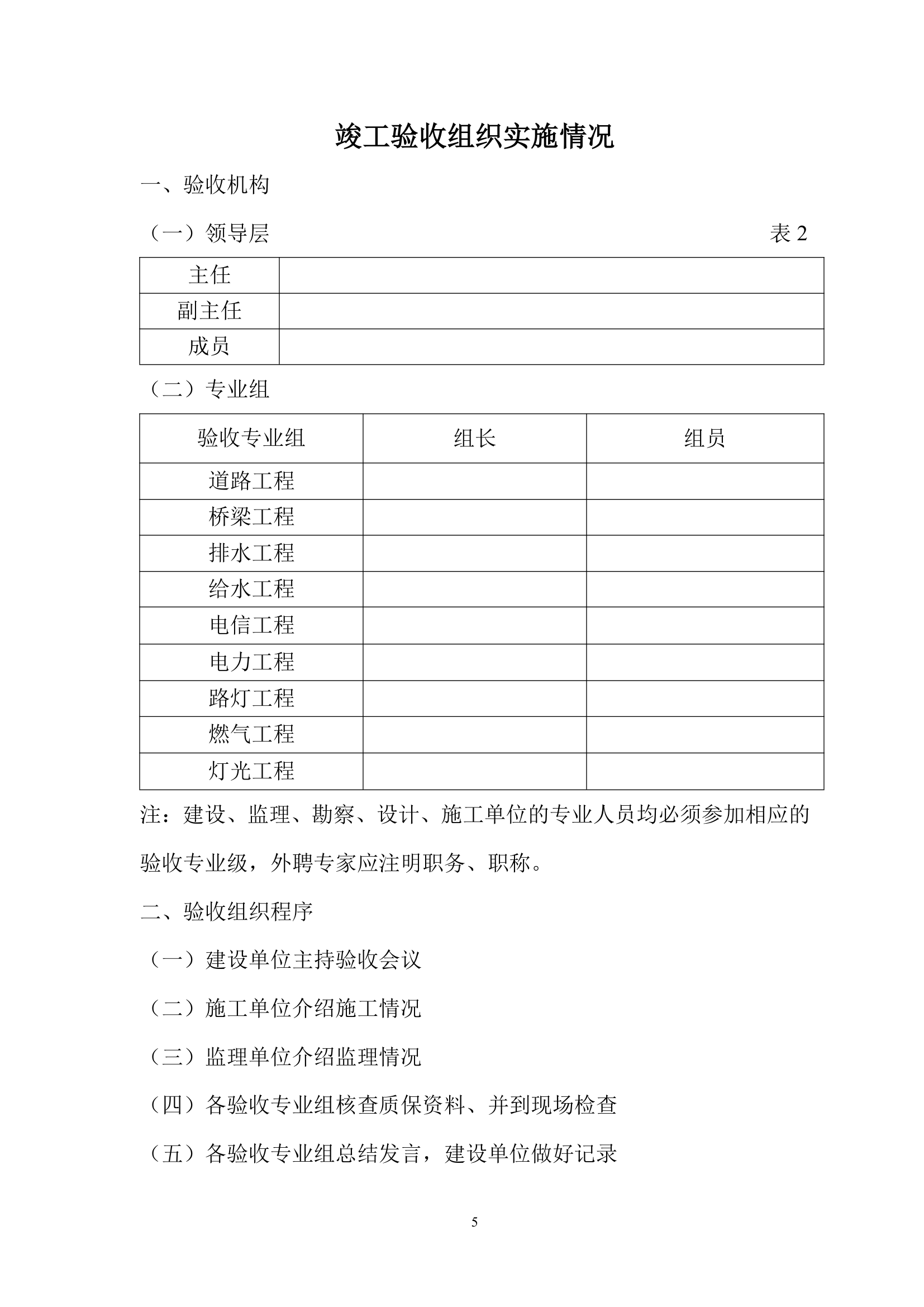 福建省市政工程竣工验收报告.doc第5页