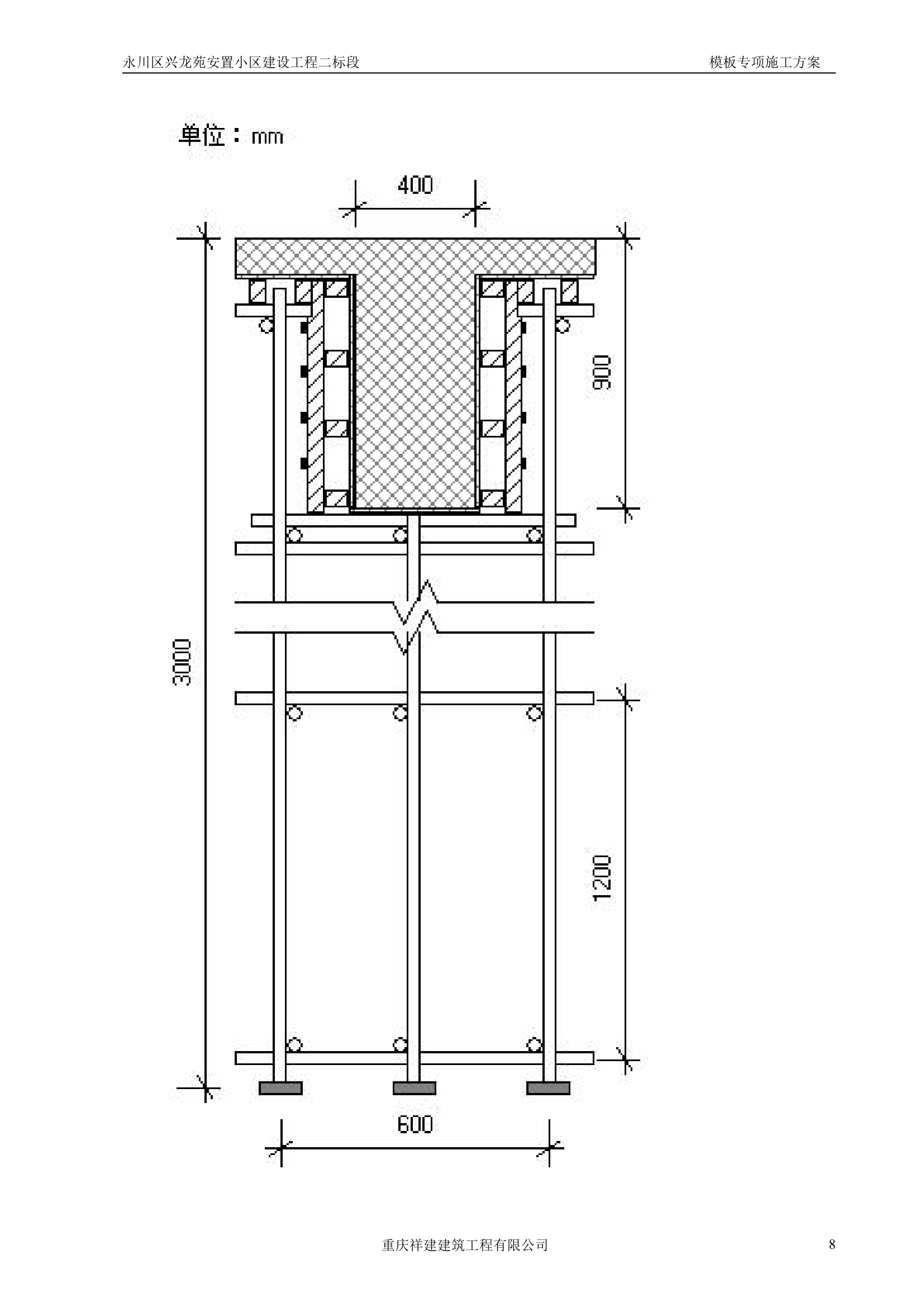 永川区兴龙苑安置小区模板工程专项施工方案.doc第8页