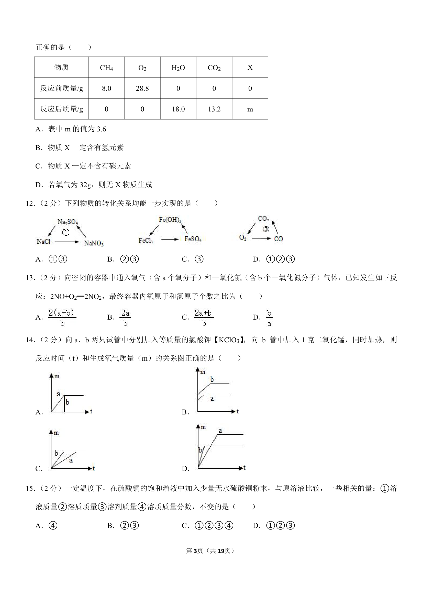 2021年江苏省镇江市中考化学最后一卷（Word+解析答案）.doc第3页